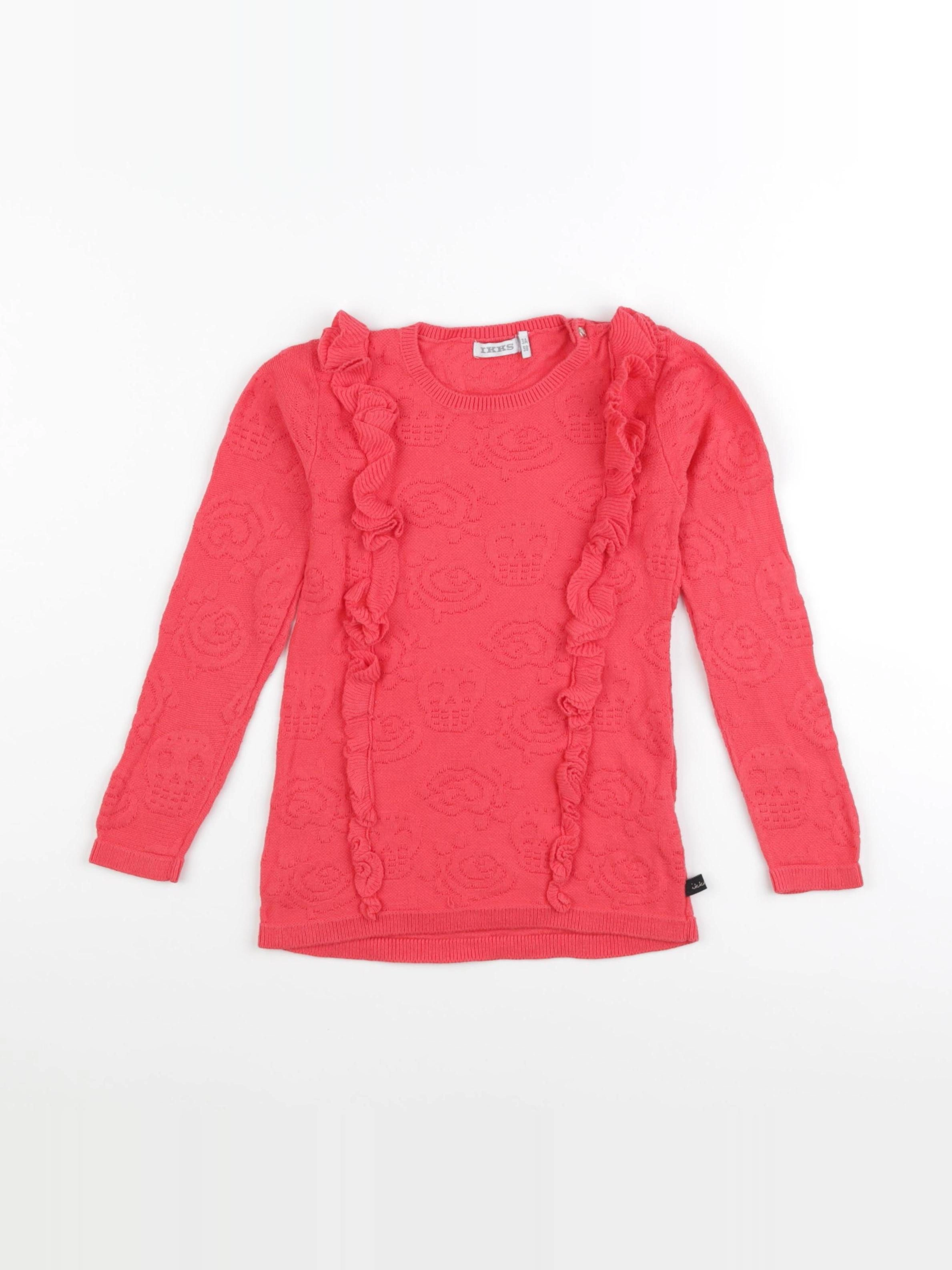 IKKS - robe rouge - 3 ans