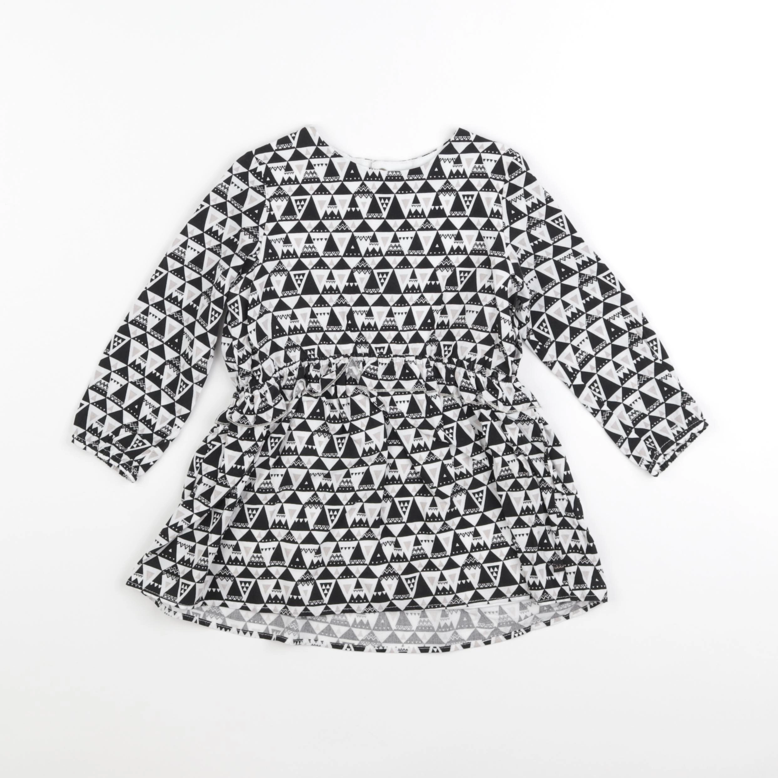 IKKS - robe noir, gris - 2 ans