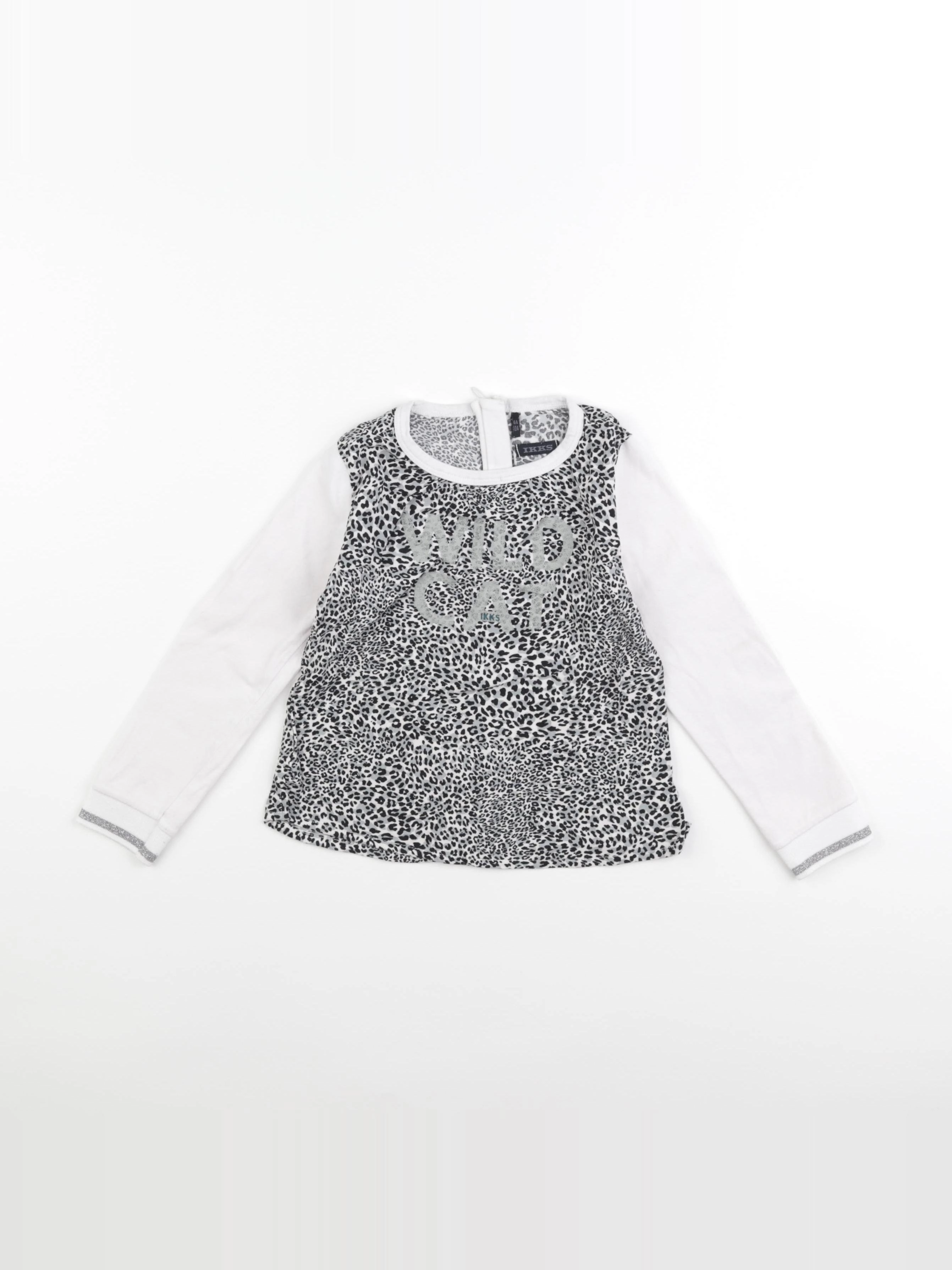 IKKS - tee-shirt noir, gris - 4 ans