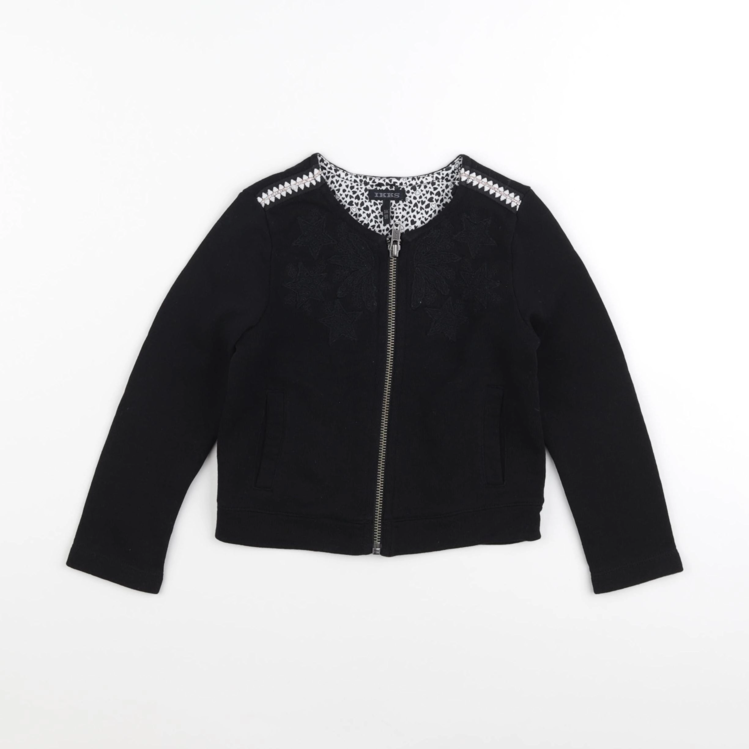 IKKS - sweat noir - 3 ans