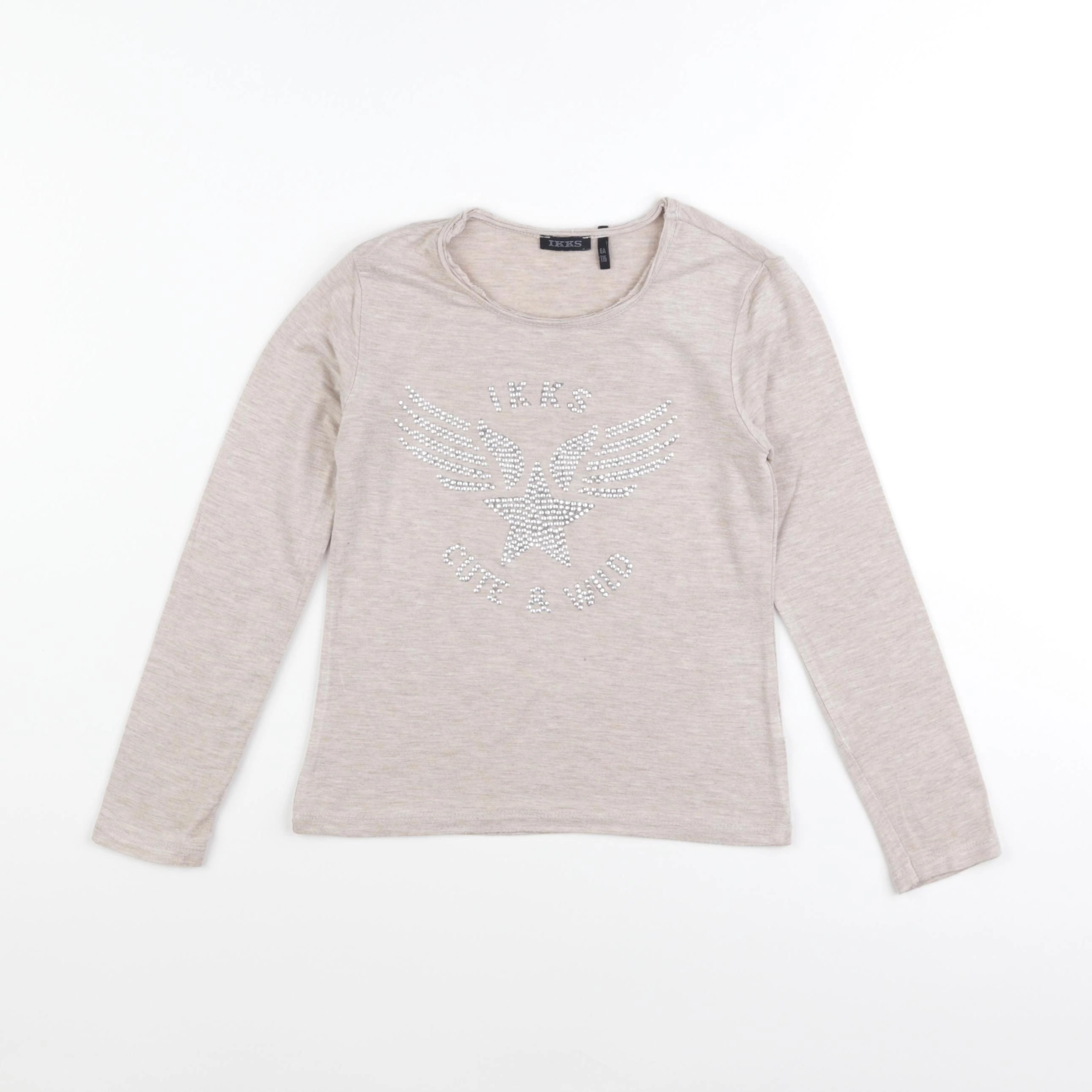 IKKS - tee-shirt beige - 6 ans
