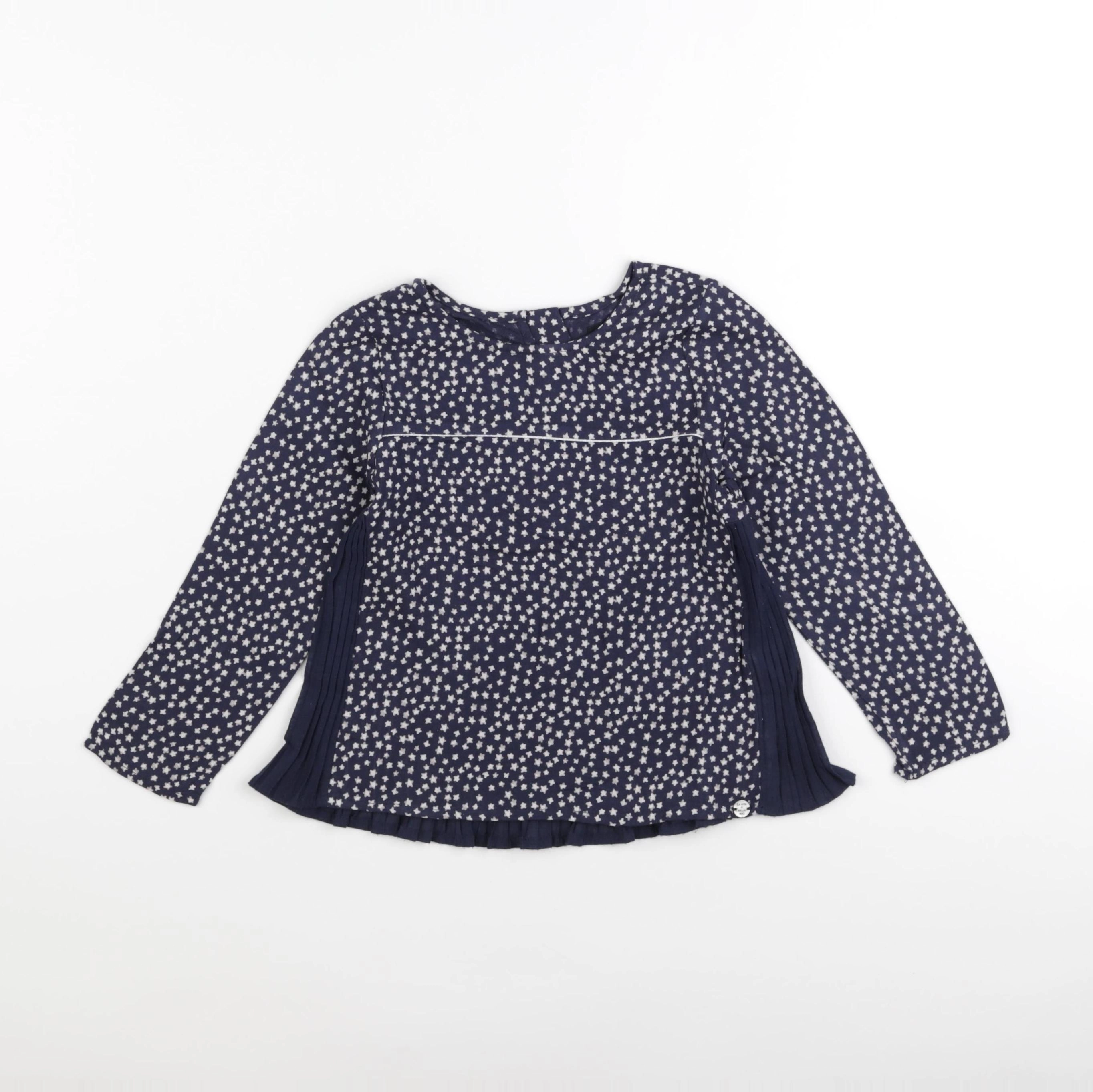 IKKS - blouse bleu, blanc - 3 ans