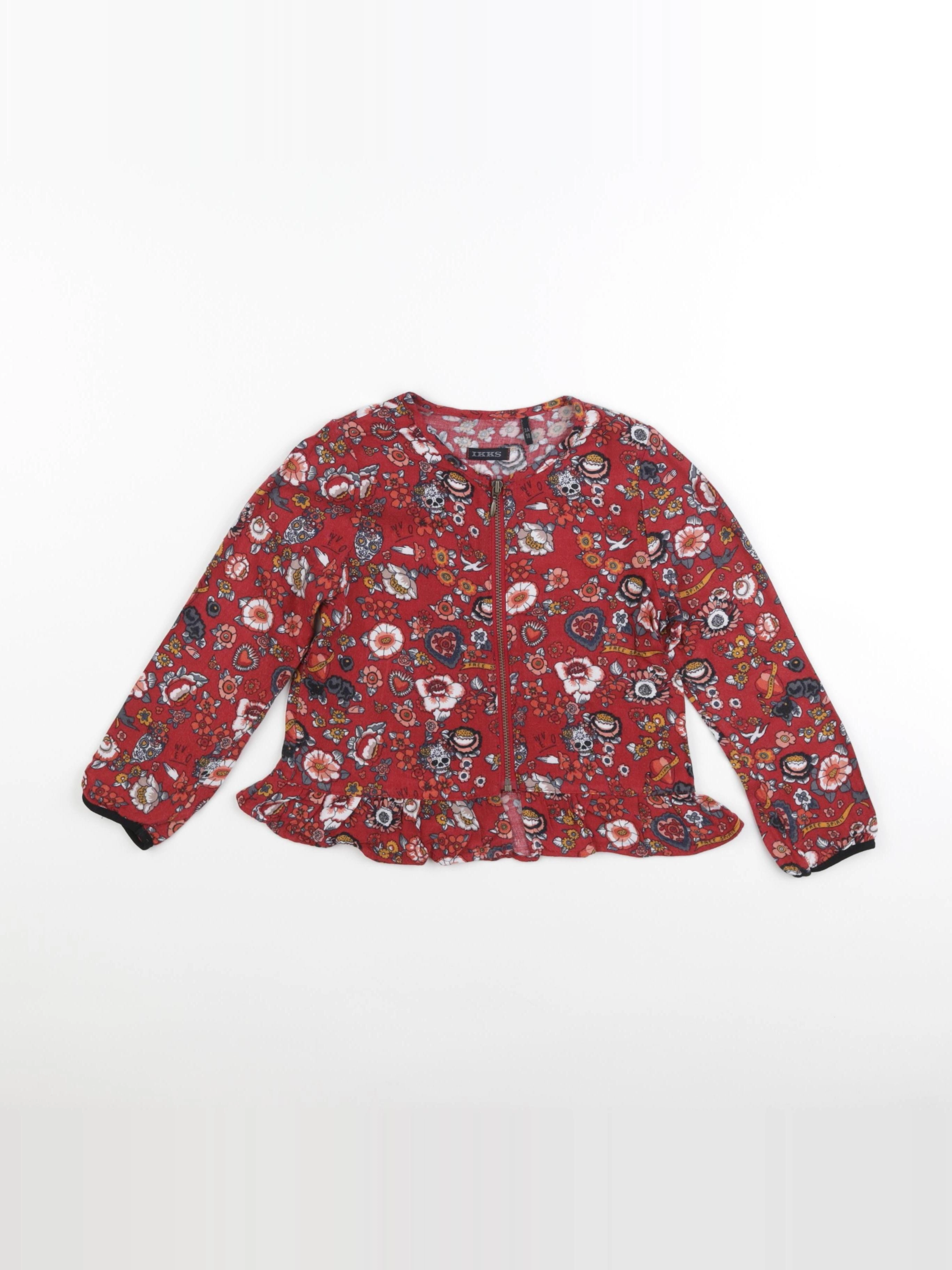 IKKS - blouse rouge - 3 ans