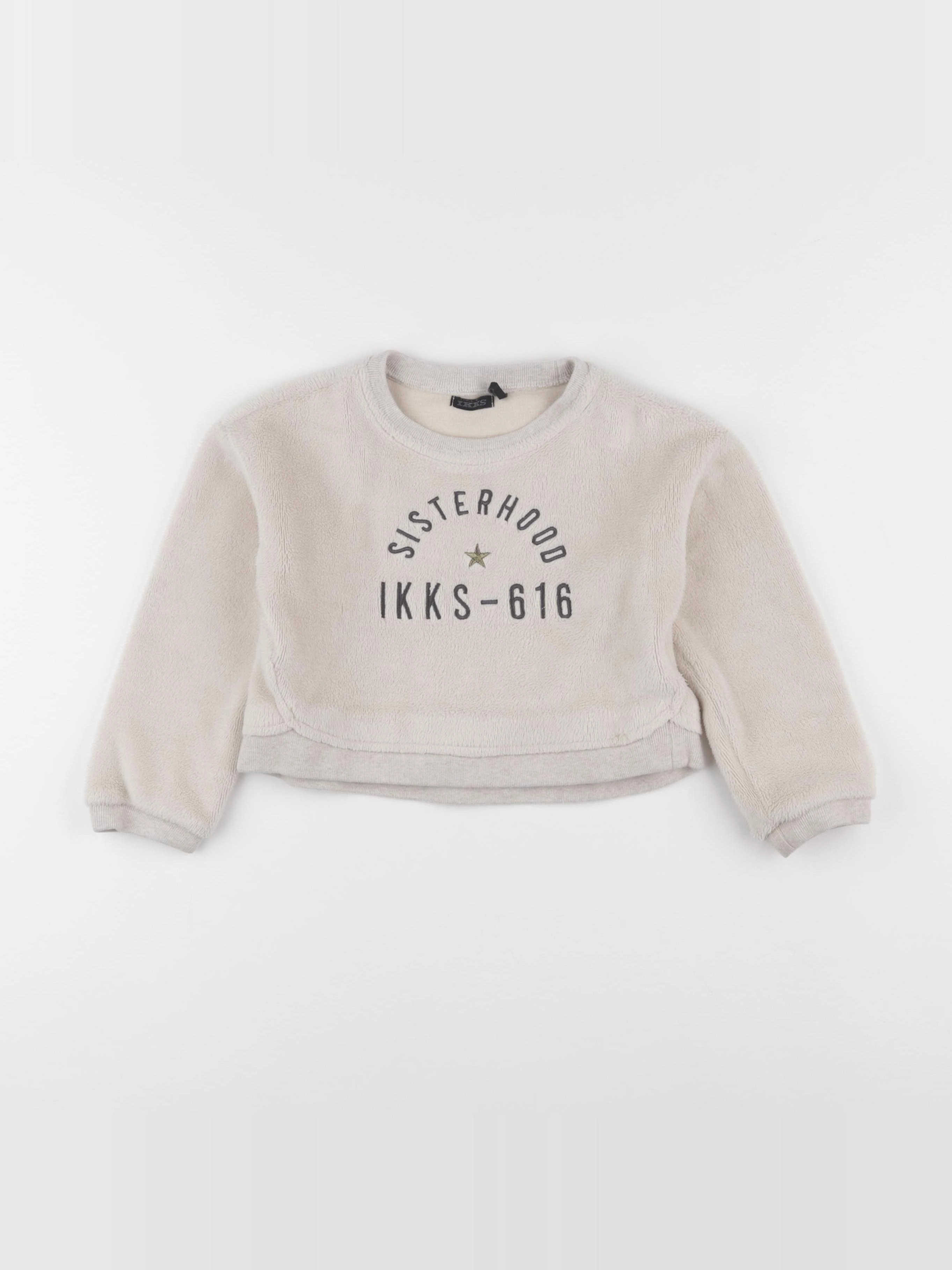 IKKS - sweat beige - 5 ans