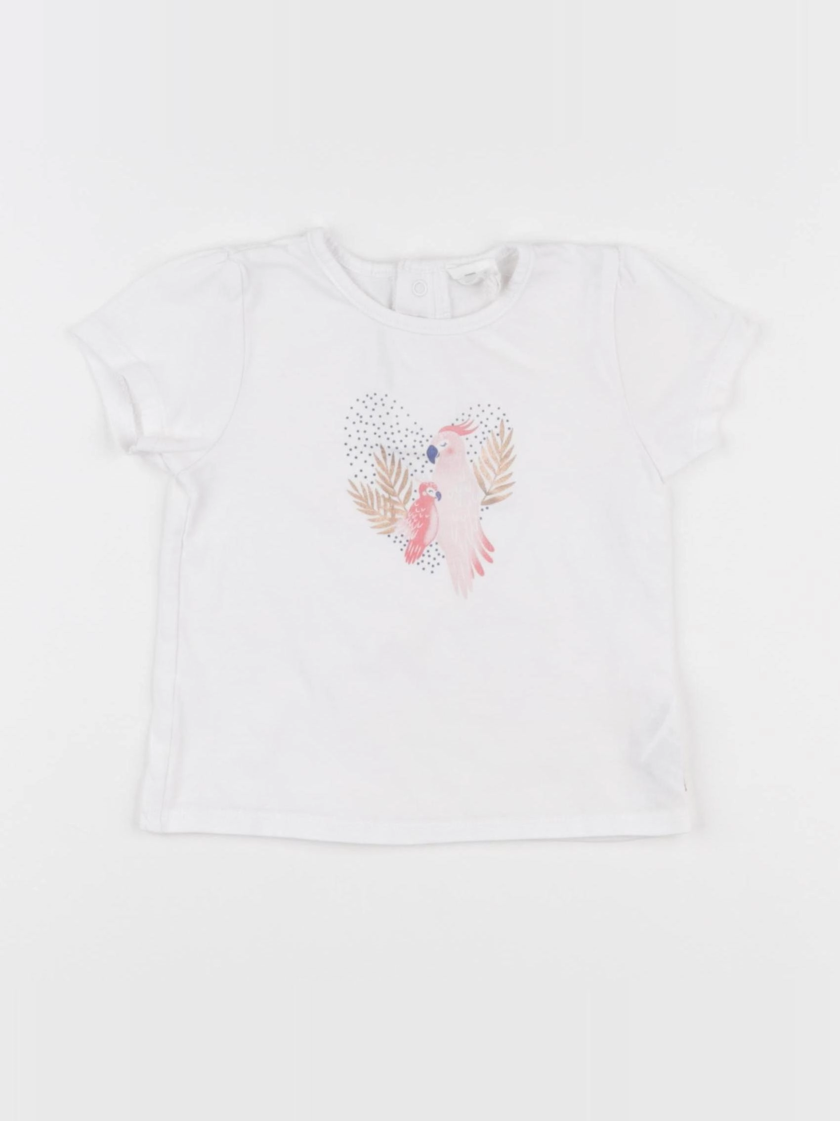 Carrément Beau - tee-shirt blanc - 18 mois
