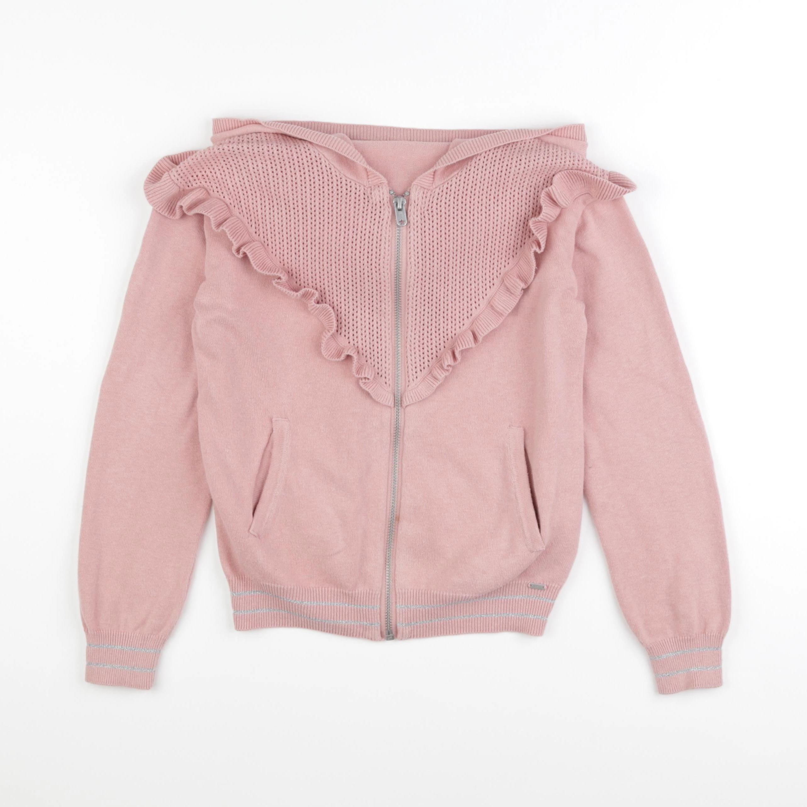 IKKS - gilet rose - 8 ans