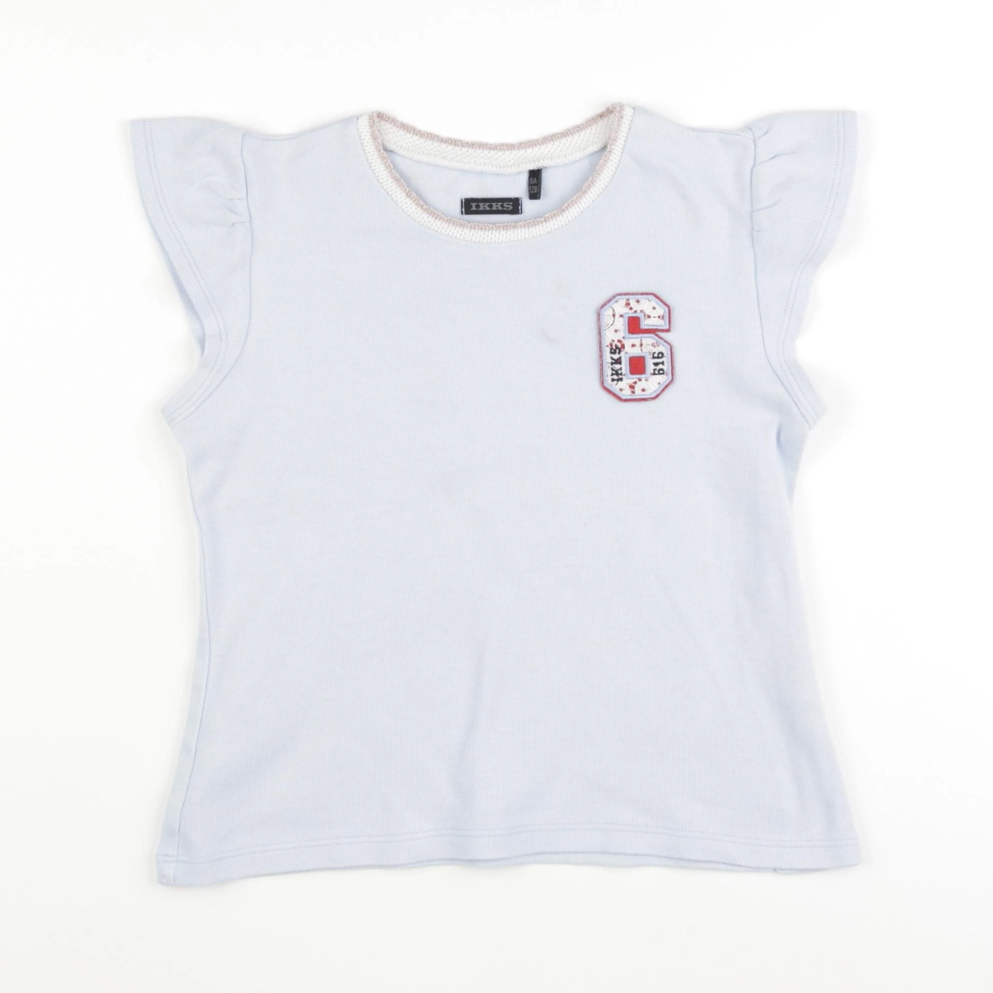 IKKS - tee-shirt bleu - 8 ans