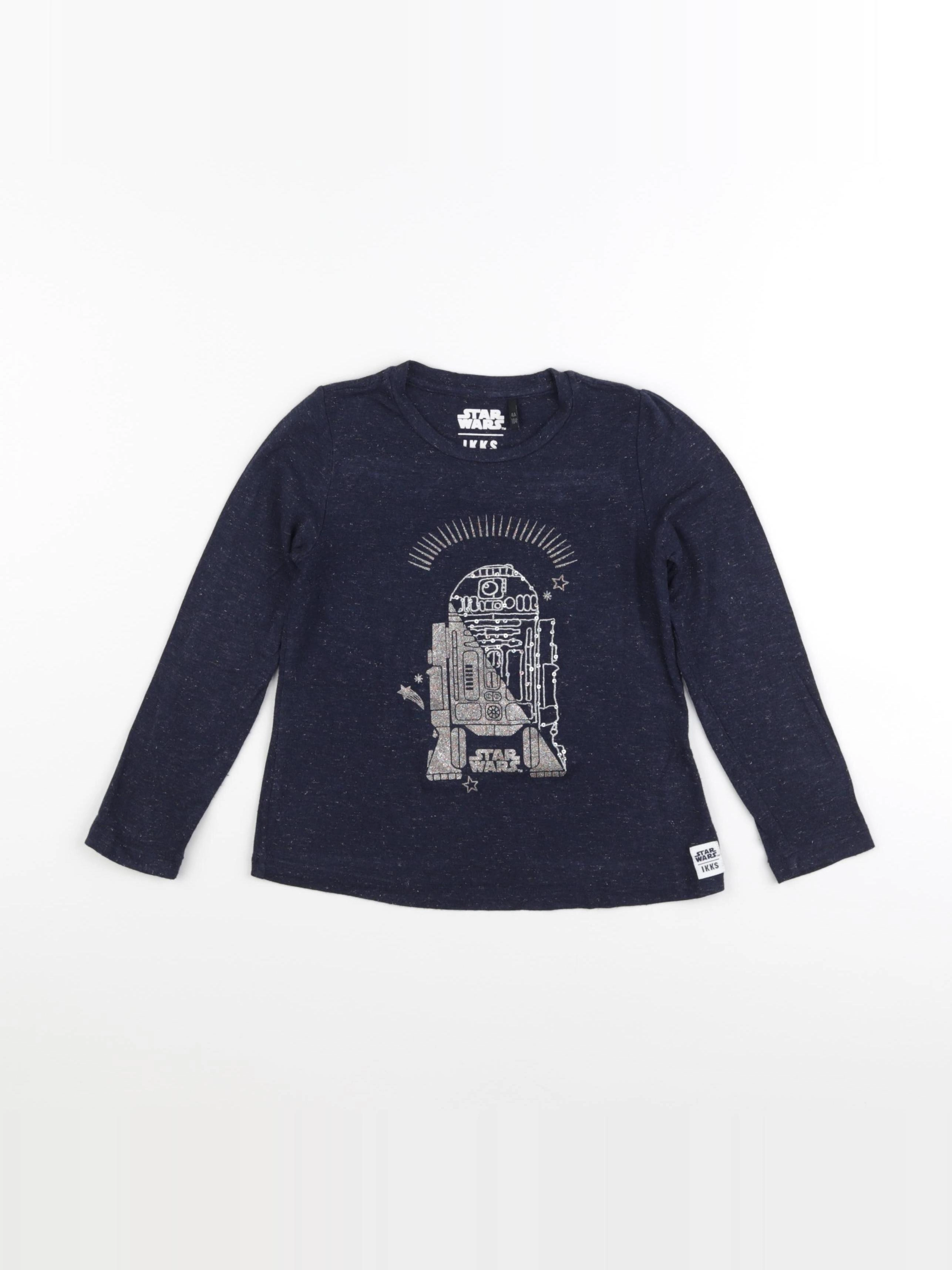IKKS - tee-shirt bleu - 4 ans