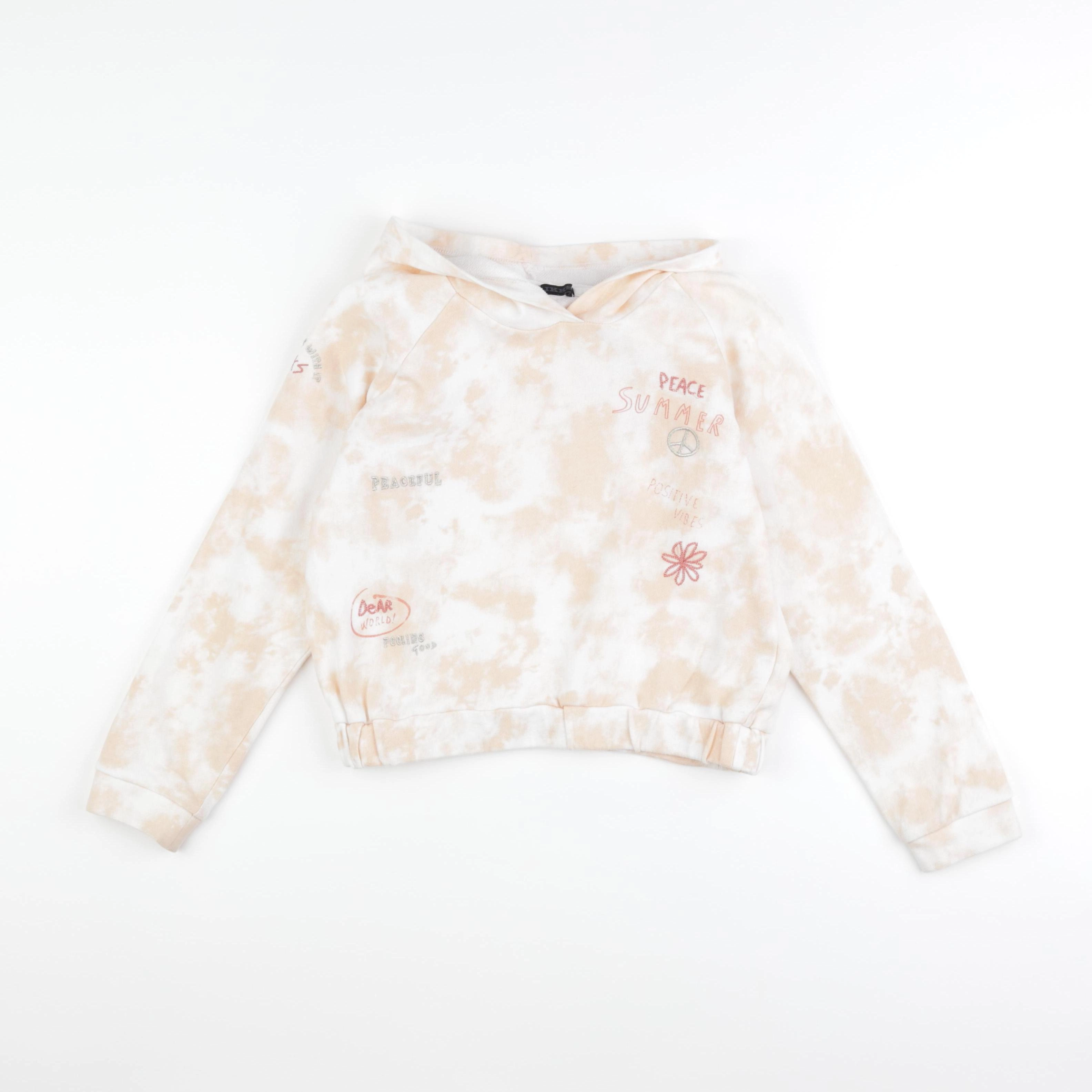 IKKS - sweat orange - 10 ans