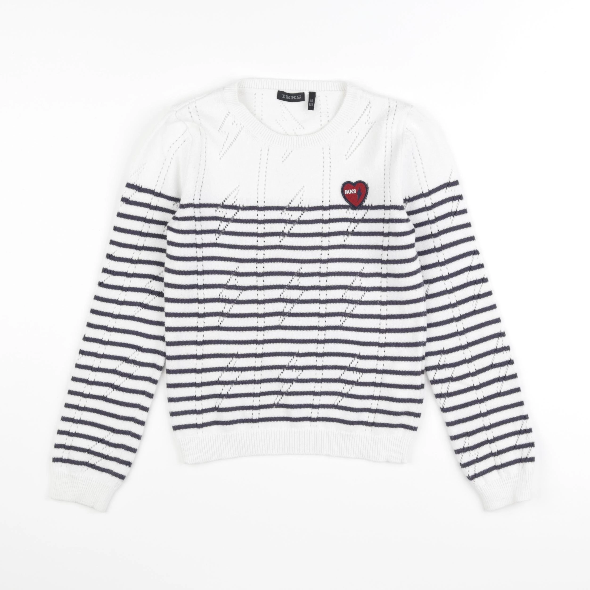 IKKS - pull bleu - 8 ans