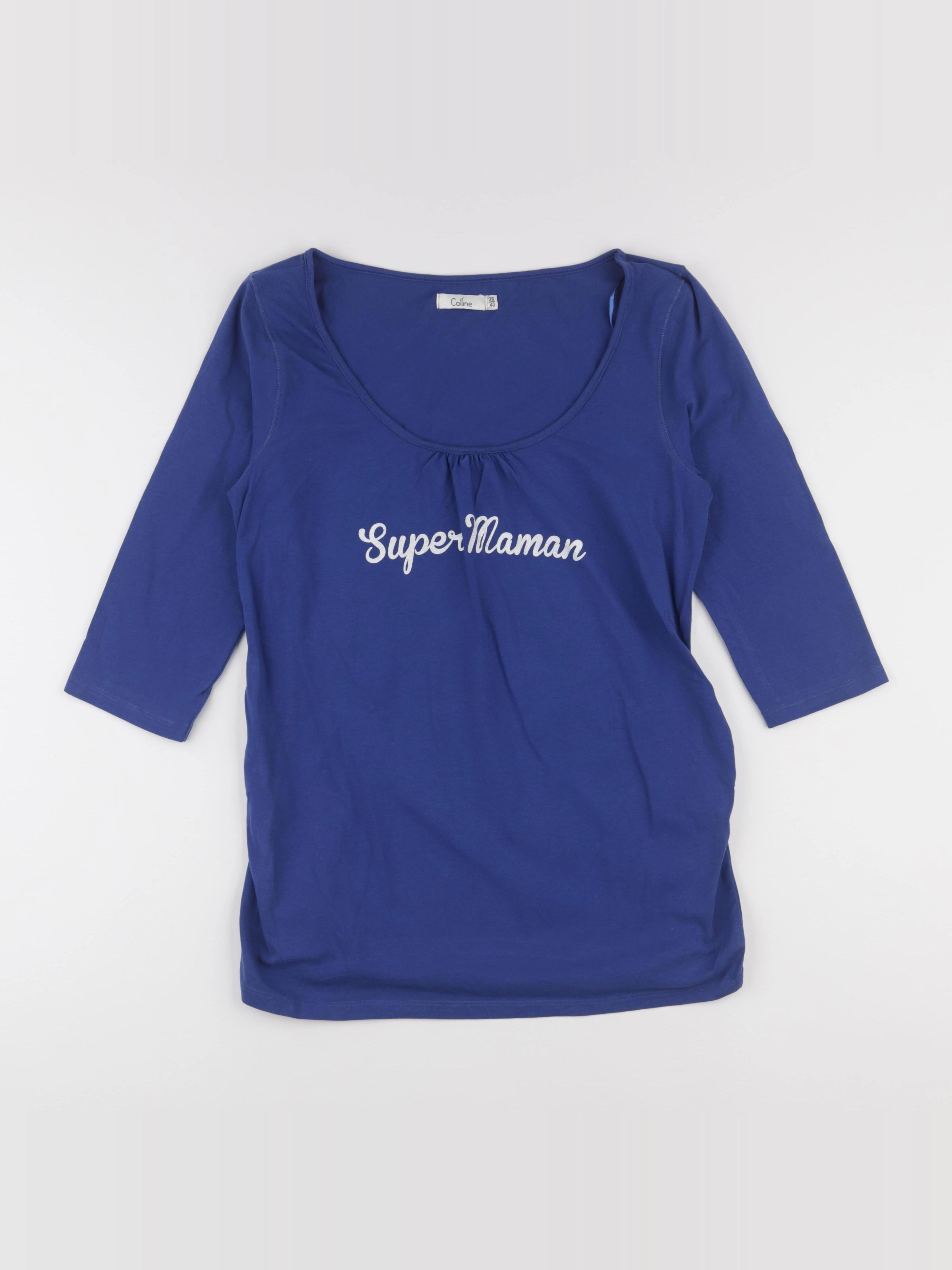 Vertbaudet - tee-shirt grossesse bleu - 38 à 40