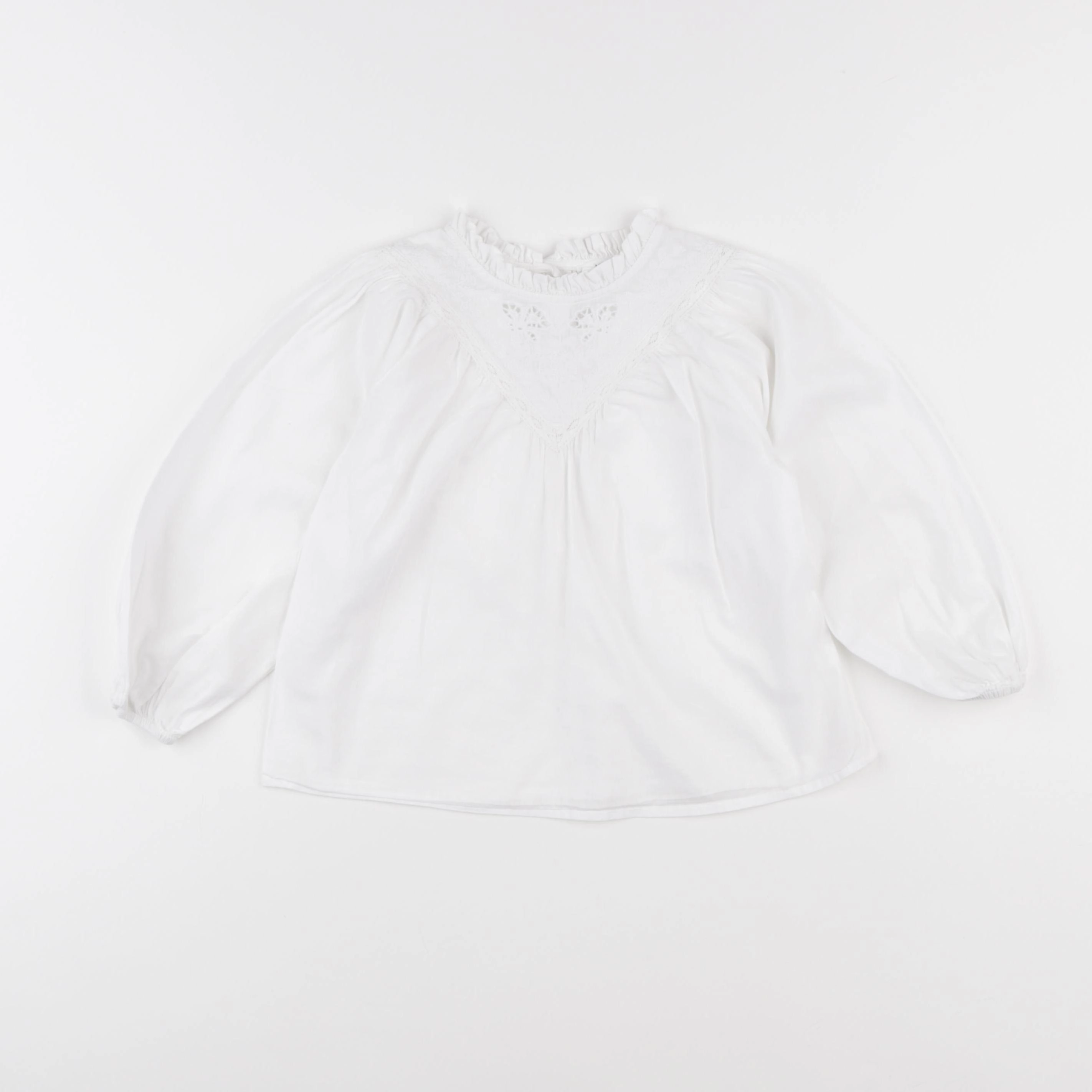 Mango - blouse blanc - 3/4 ans