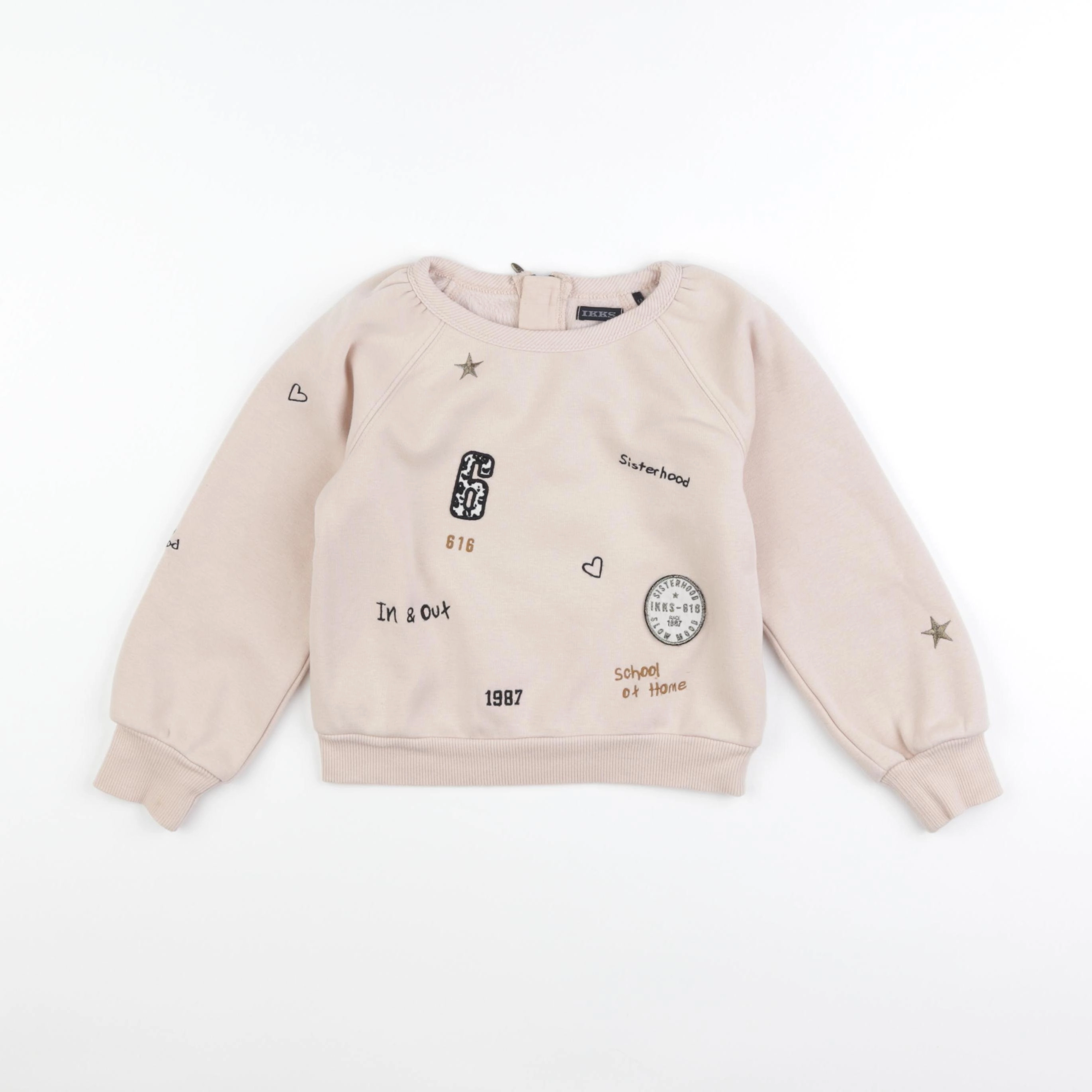 IKKS - sweat rose - 5 ans