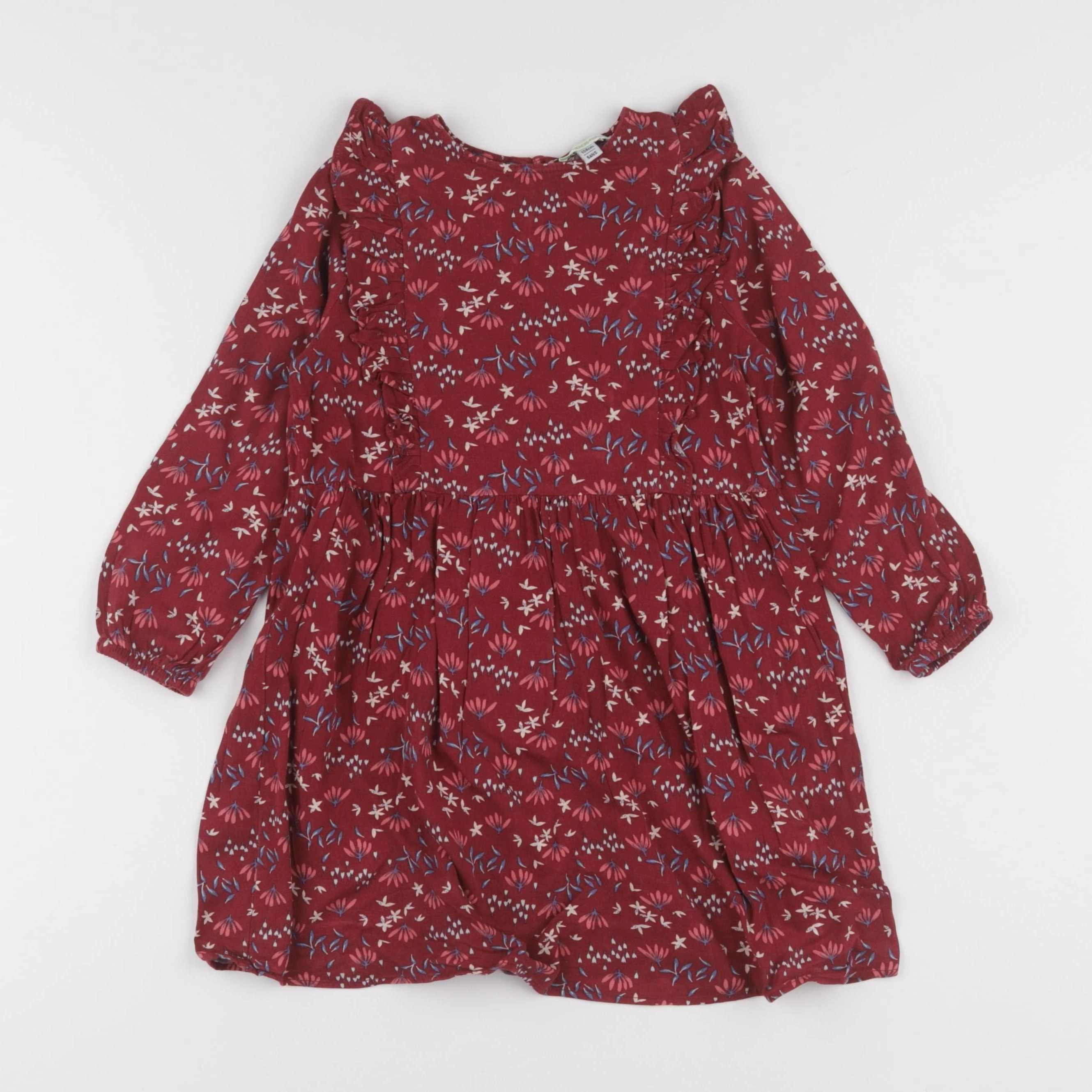 Vertbaudet - robe rouge - 5 ans
