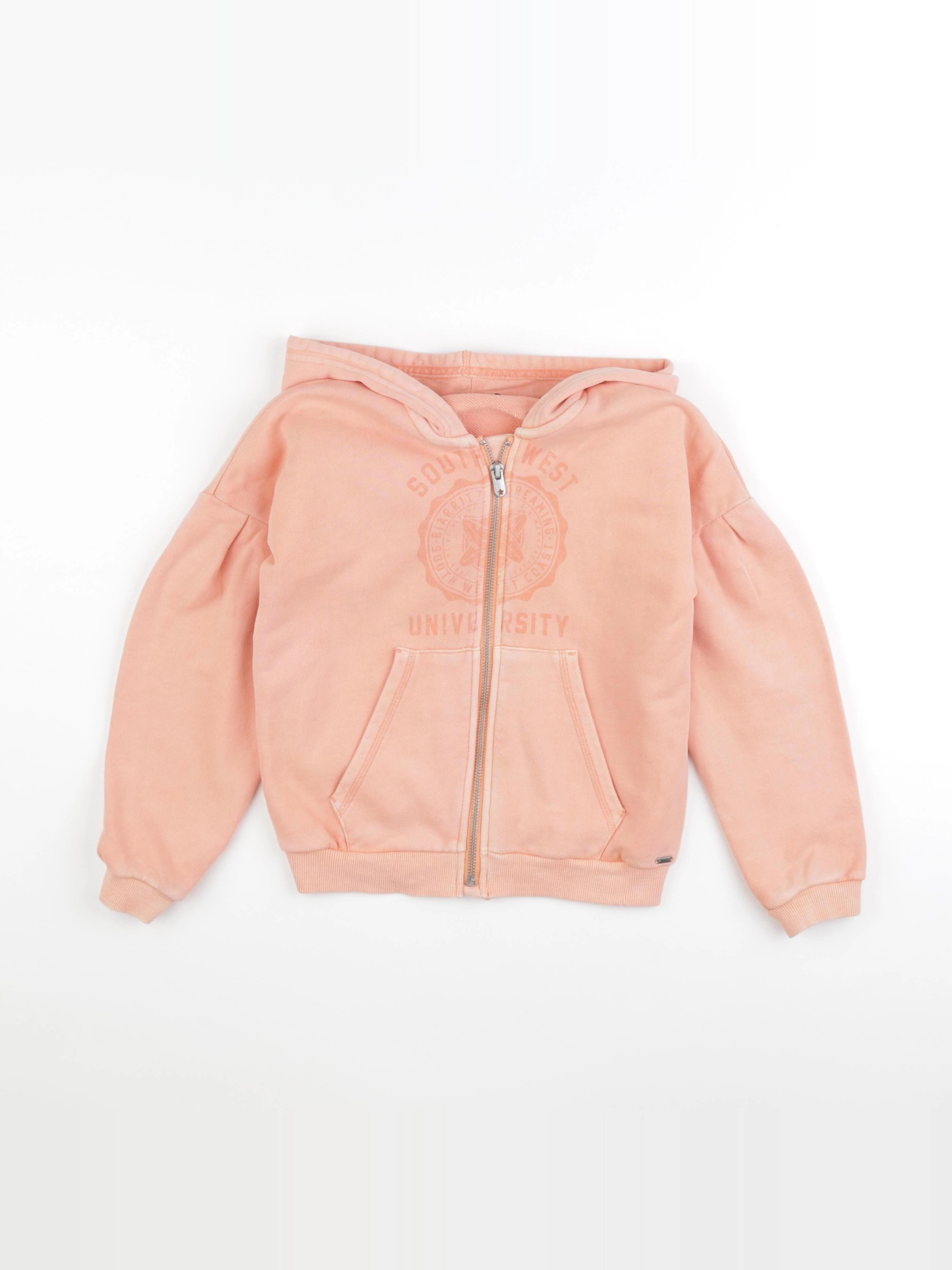 IKKS - sweat orange - 8 ans