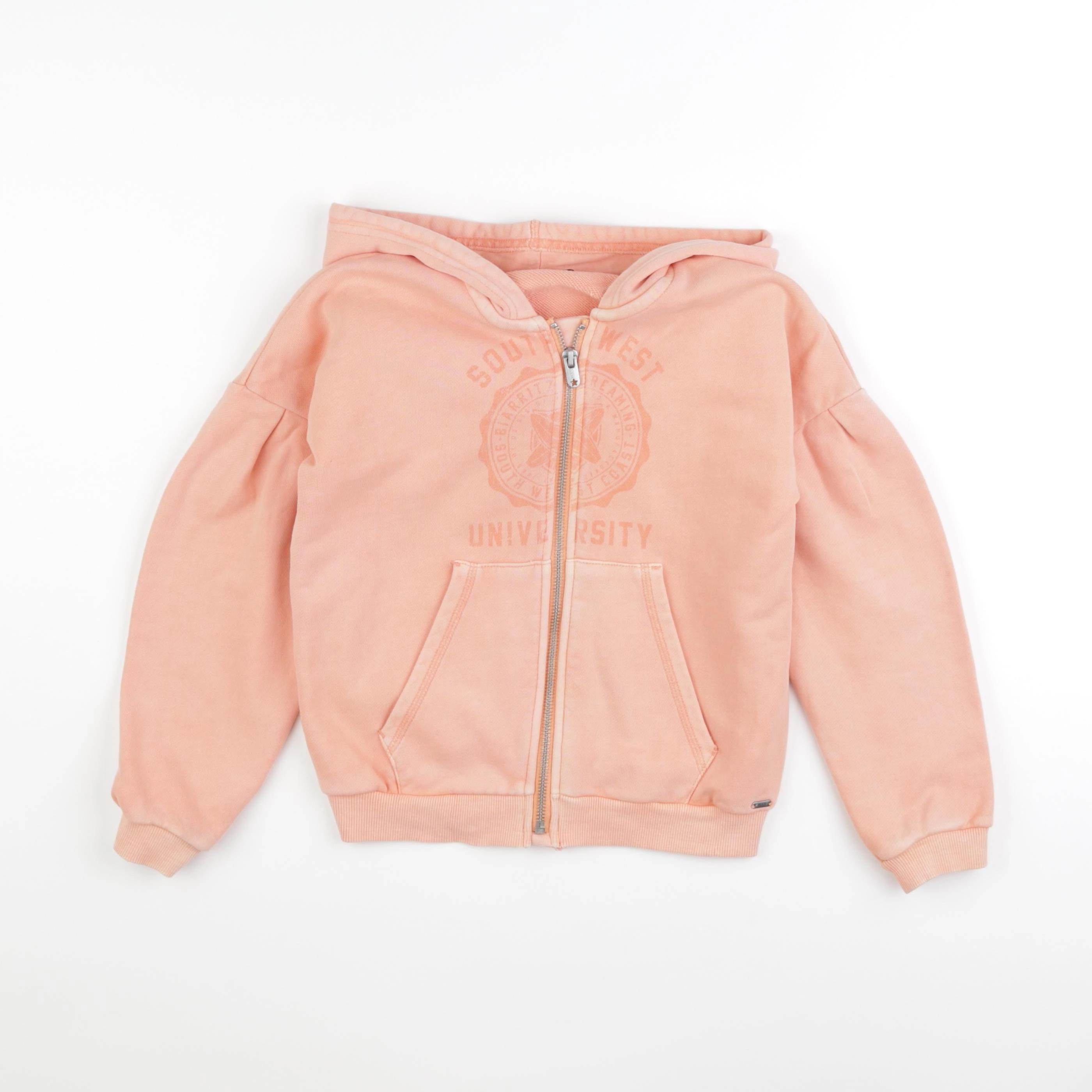 IKKS - sweat orange - 8 ans