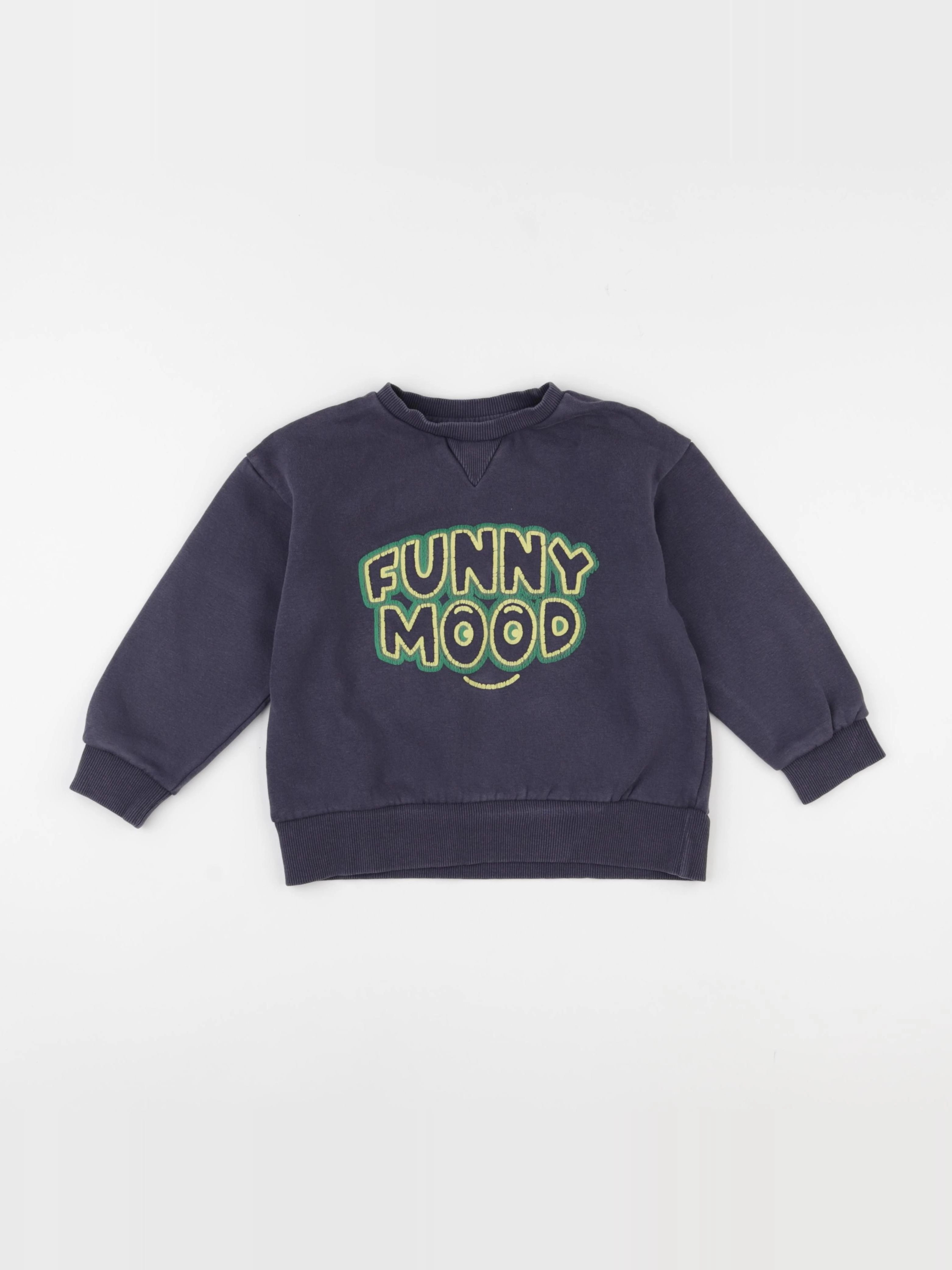 Vertbaudet - sweat bleu - 5 ans