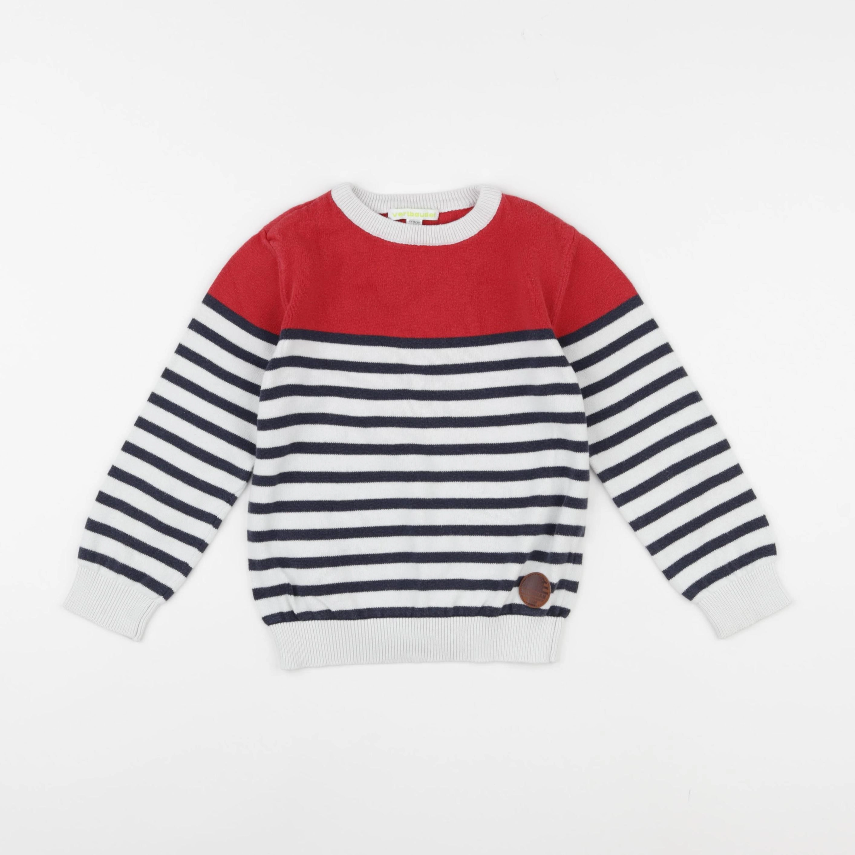 Vertbaudet - pull multicolore - 5 ans