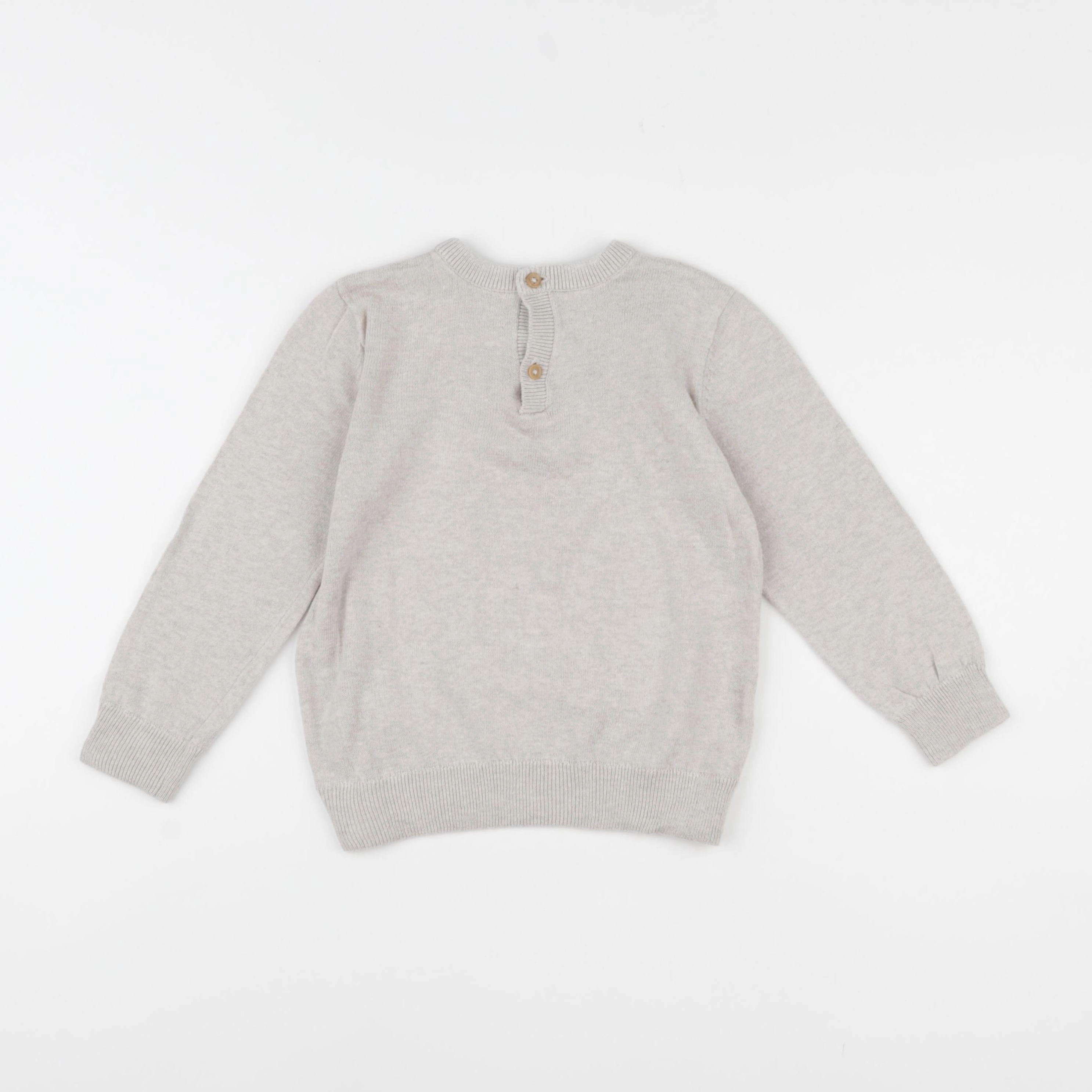 Vertbaudet - pull beige - 5 ans