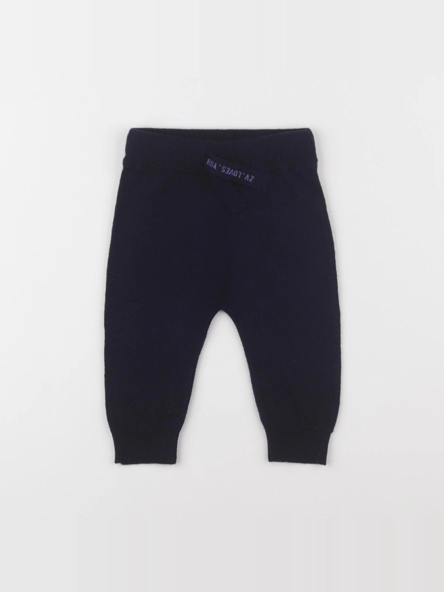 Zadig & Voltaire - pantalon bleu - 3 mois