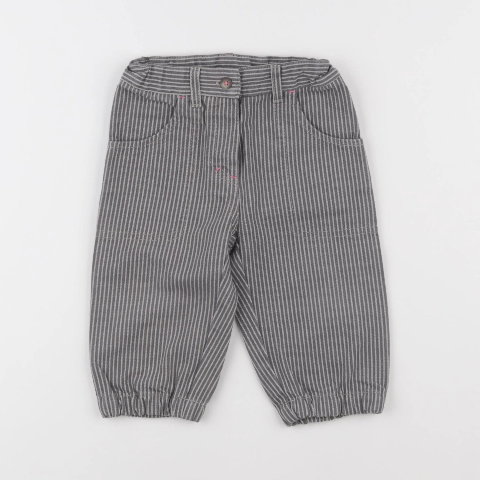 Petit Bateau - jean gris - 12 mois