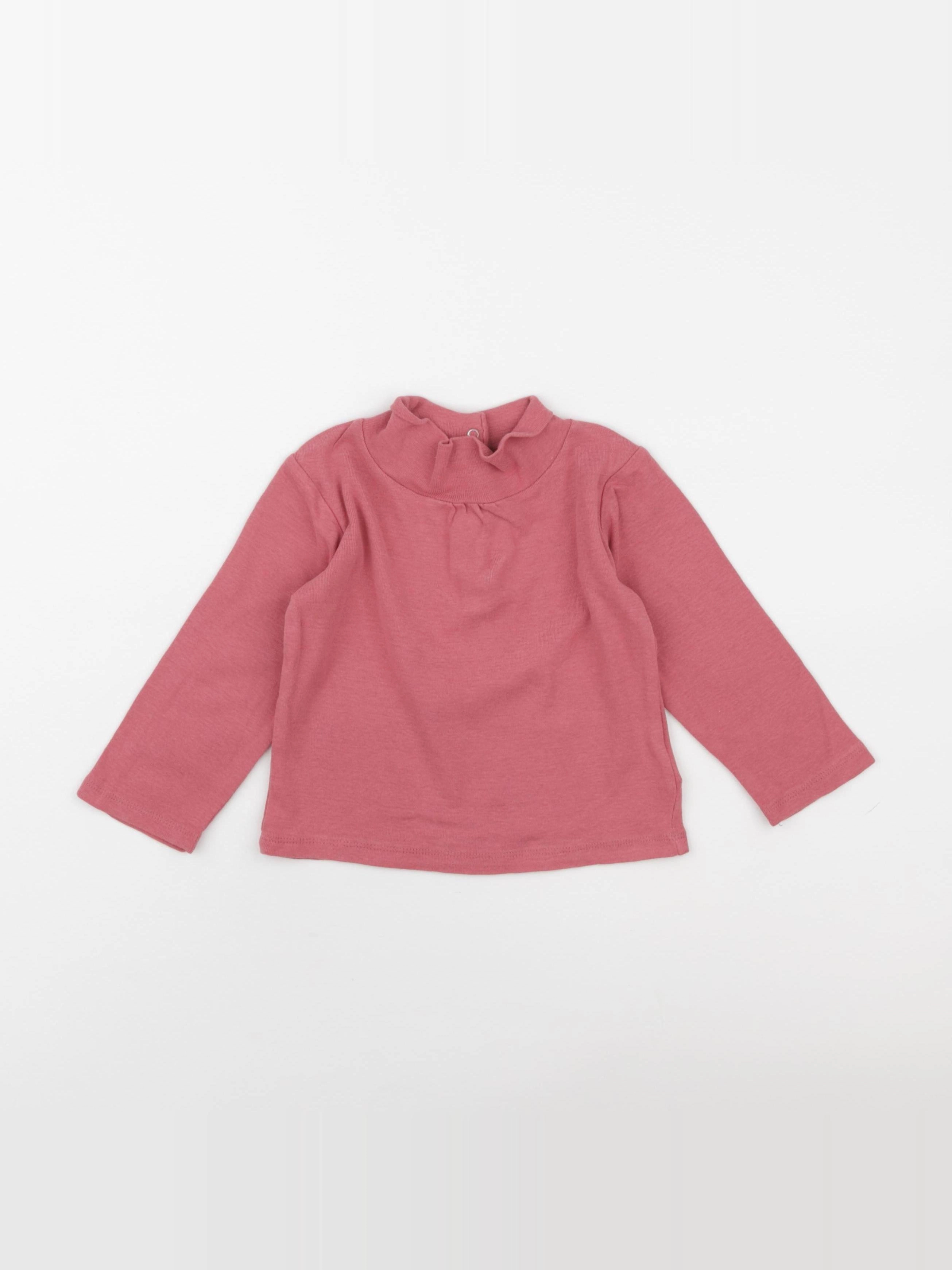 Vertbaudet - tee-shirt rose - 24 mois