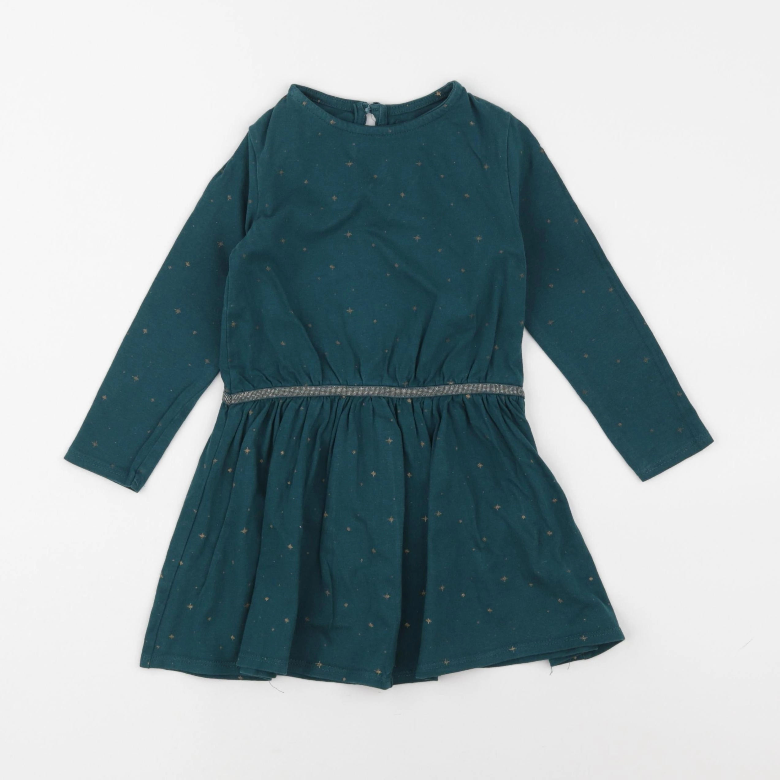 Vertbaudet - robe vert - 3 ans