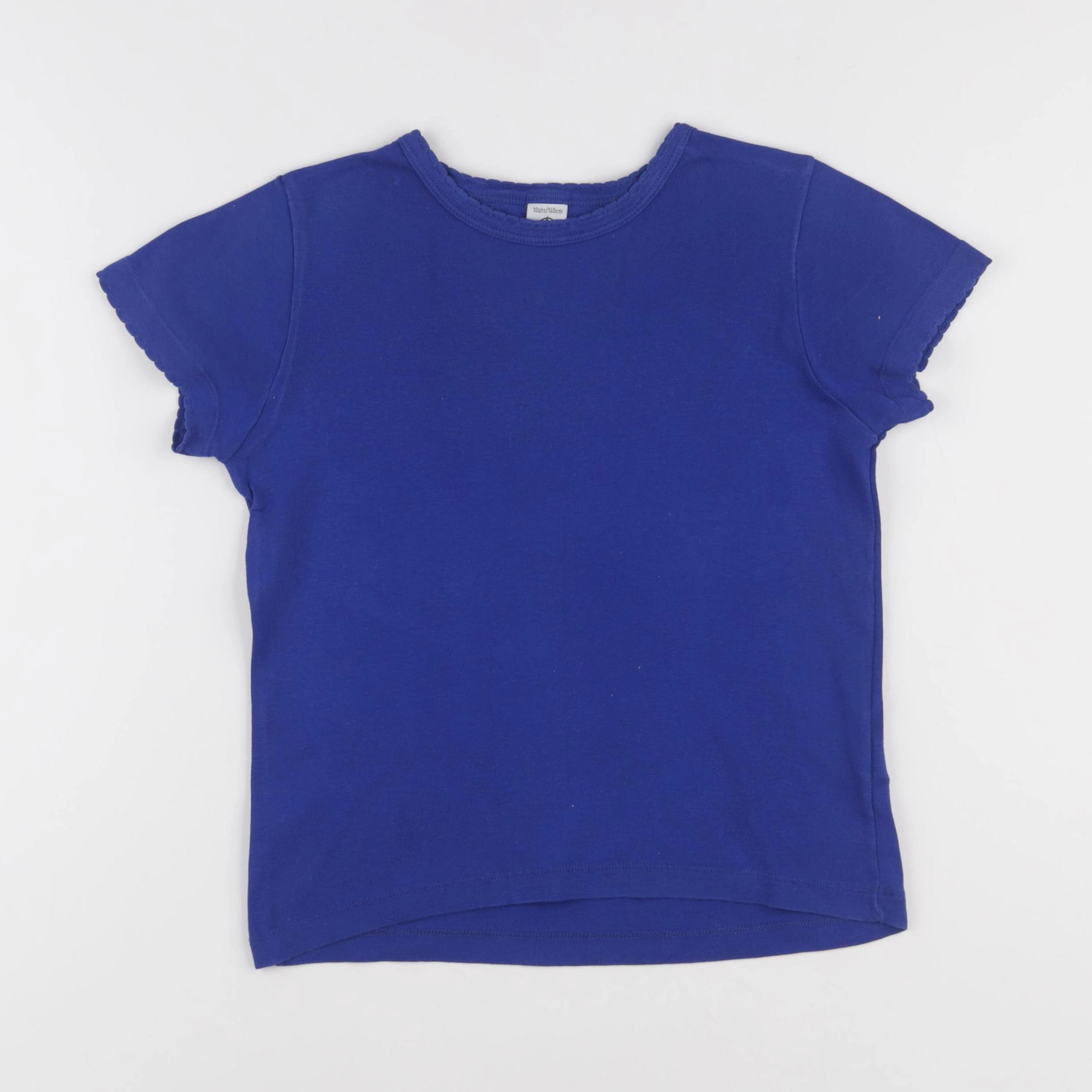 Petit Bateau - maillot de corps bleu - 10 ans