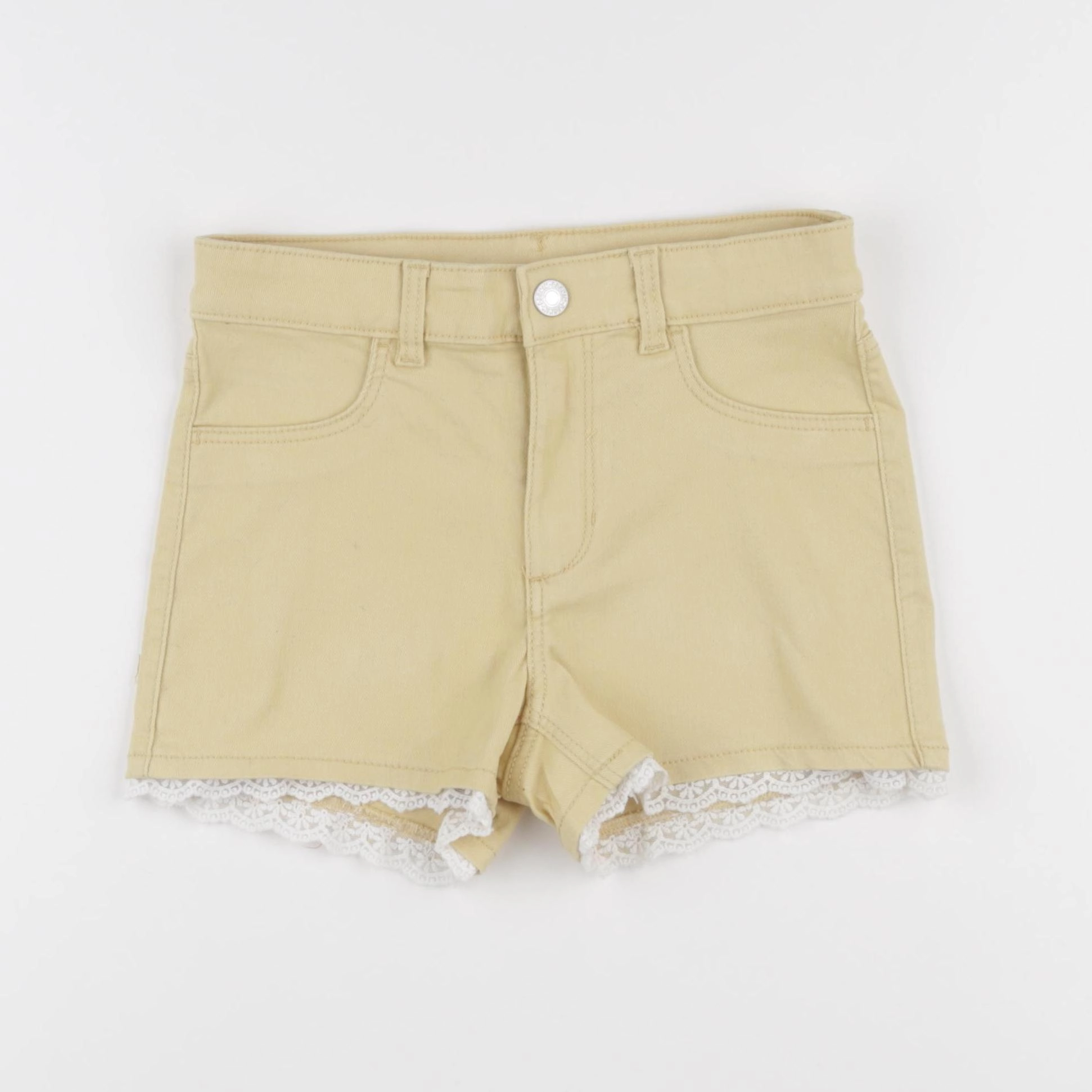 H&M - short jaune - 8/9 ans