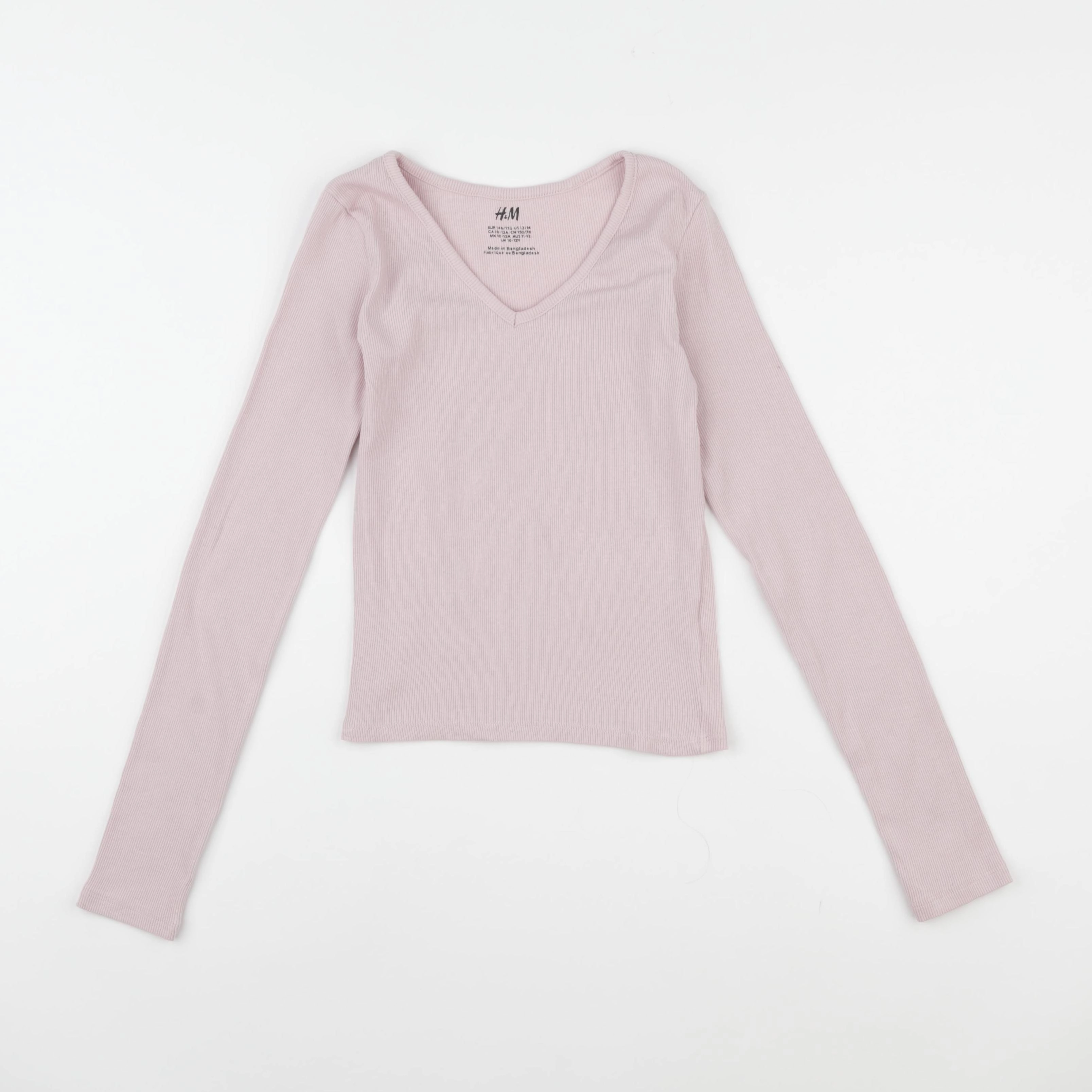 H&M - tee-shirt rose - 10/12 ans