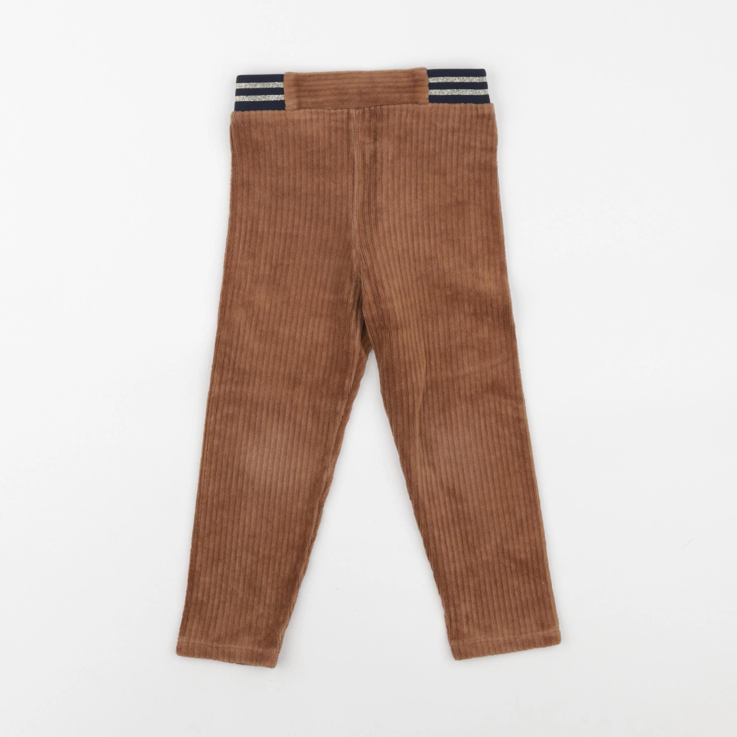 Vertbaudet - pantalon marron - 3 ans