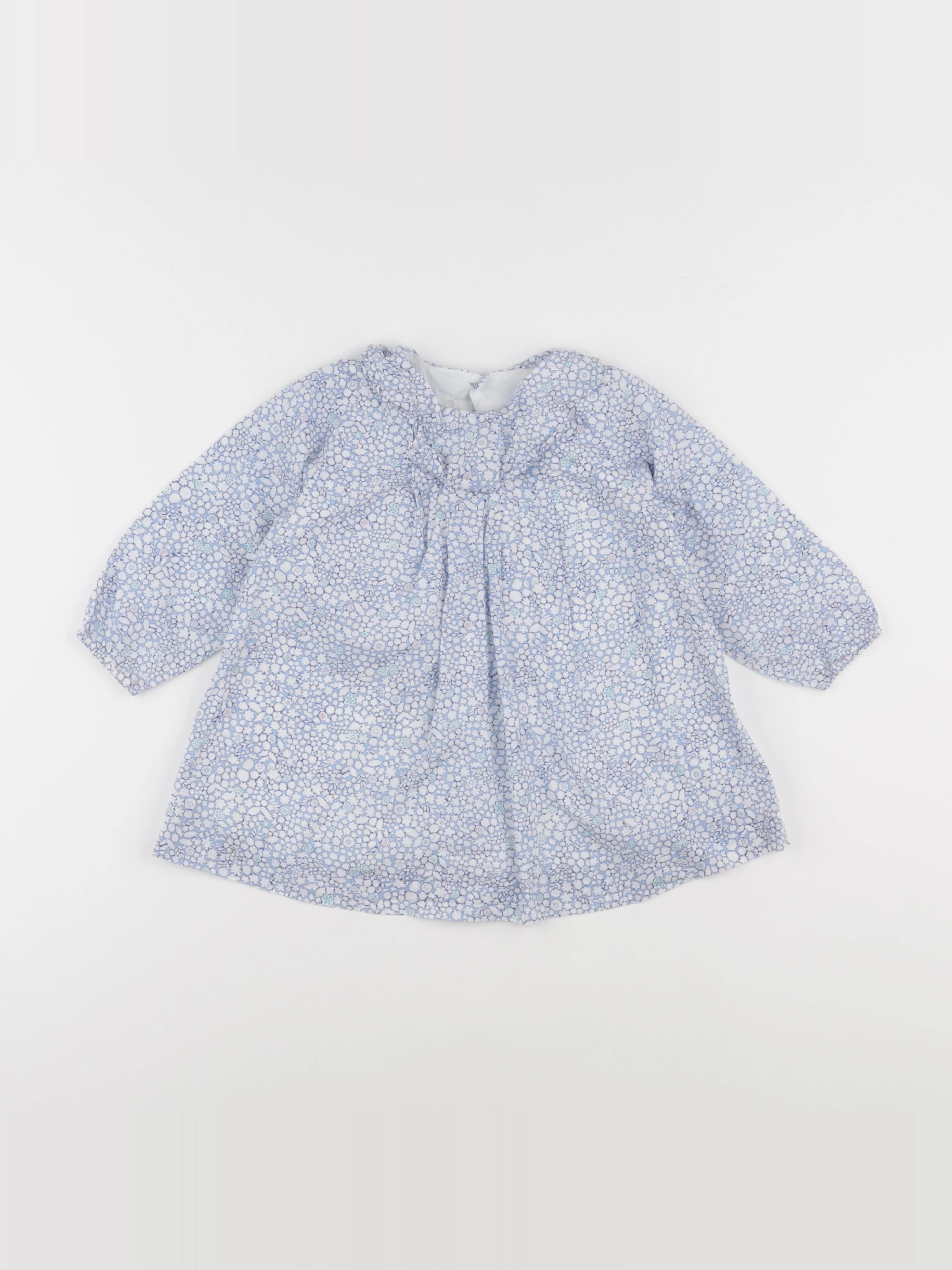 Jacadi - robe liberty bleu - 18 mois