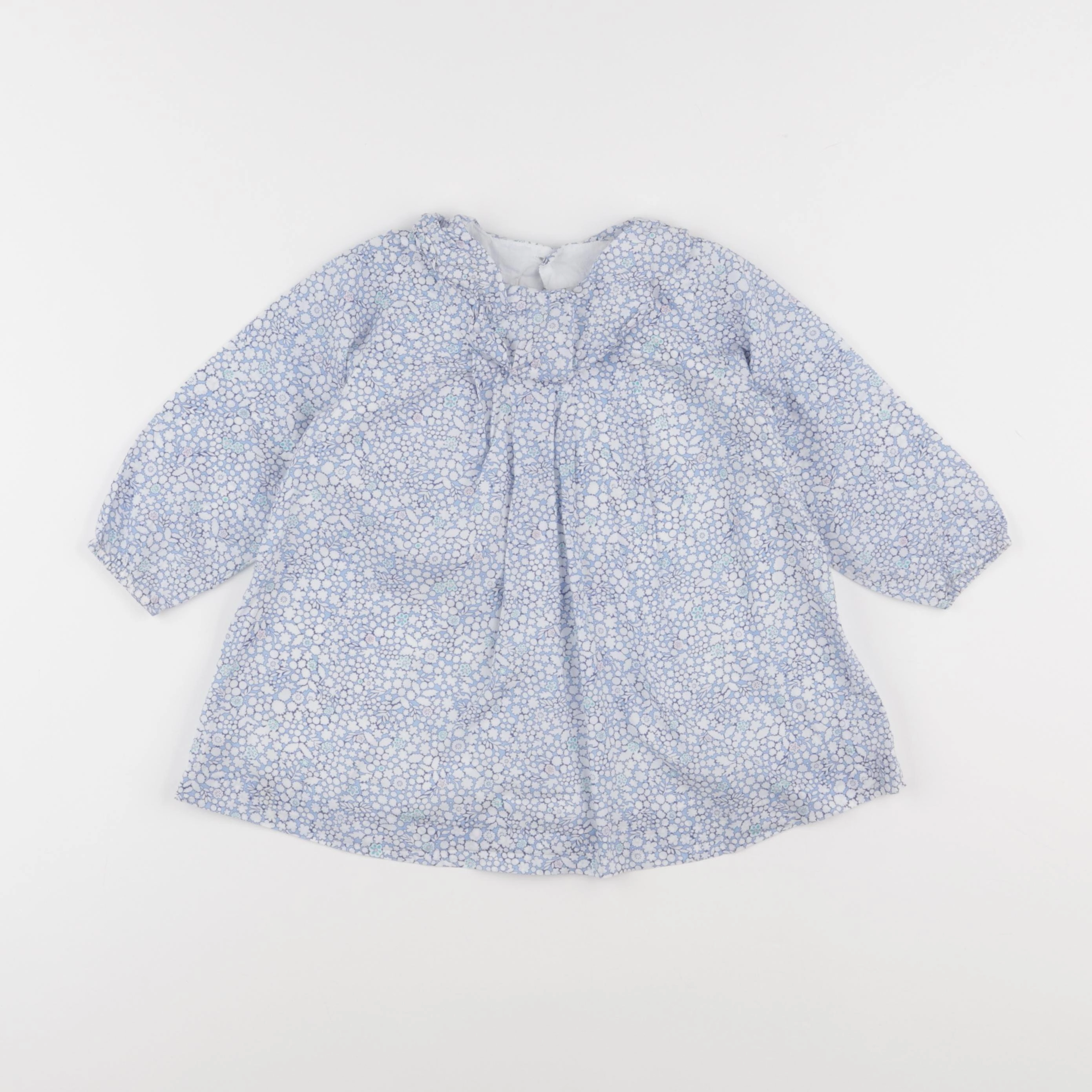 Jacadi - robe liberty bleu - 18 mois