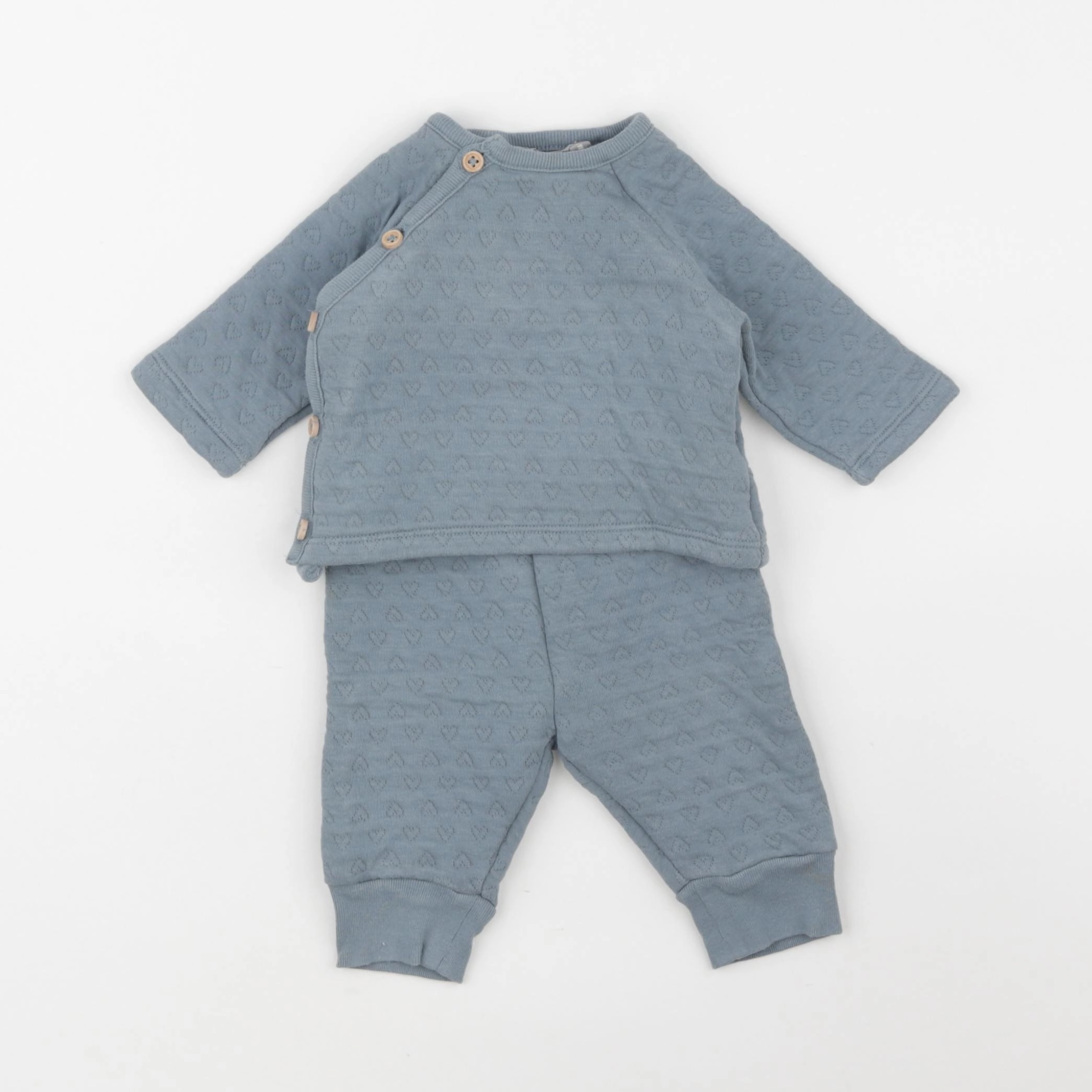 Boutchou - ensemble bleu - 1 mois