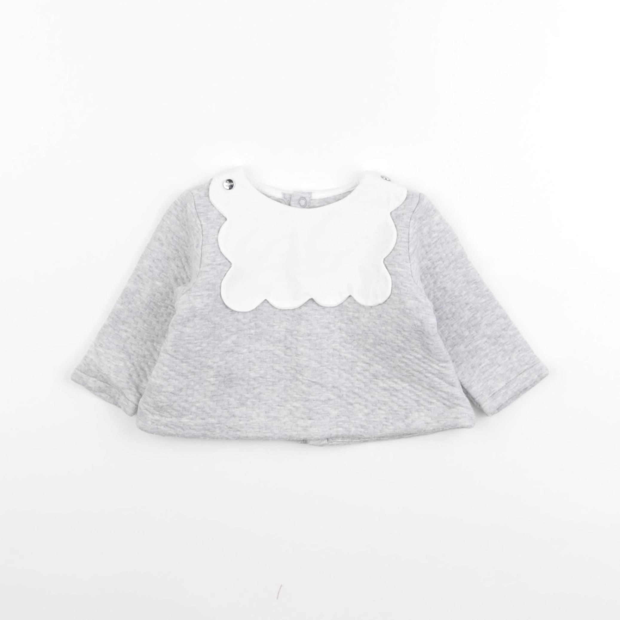 Jacadi - sweat gris - 6 mois