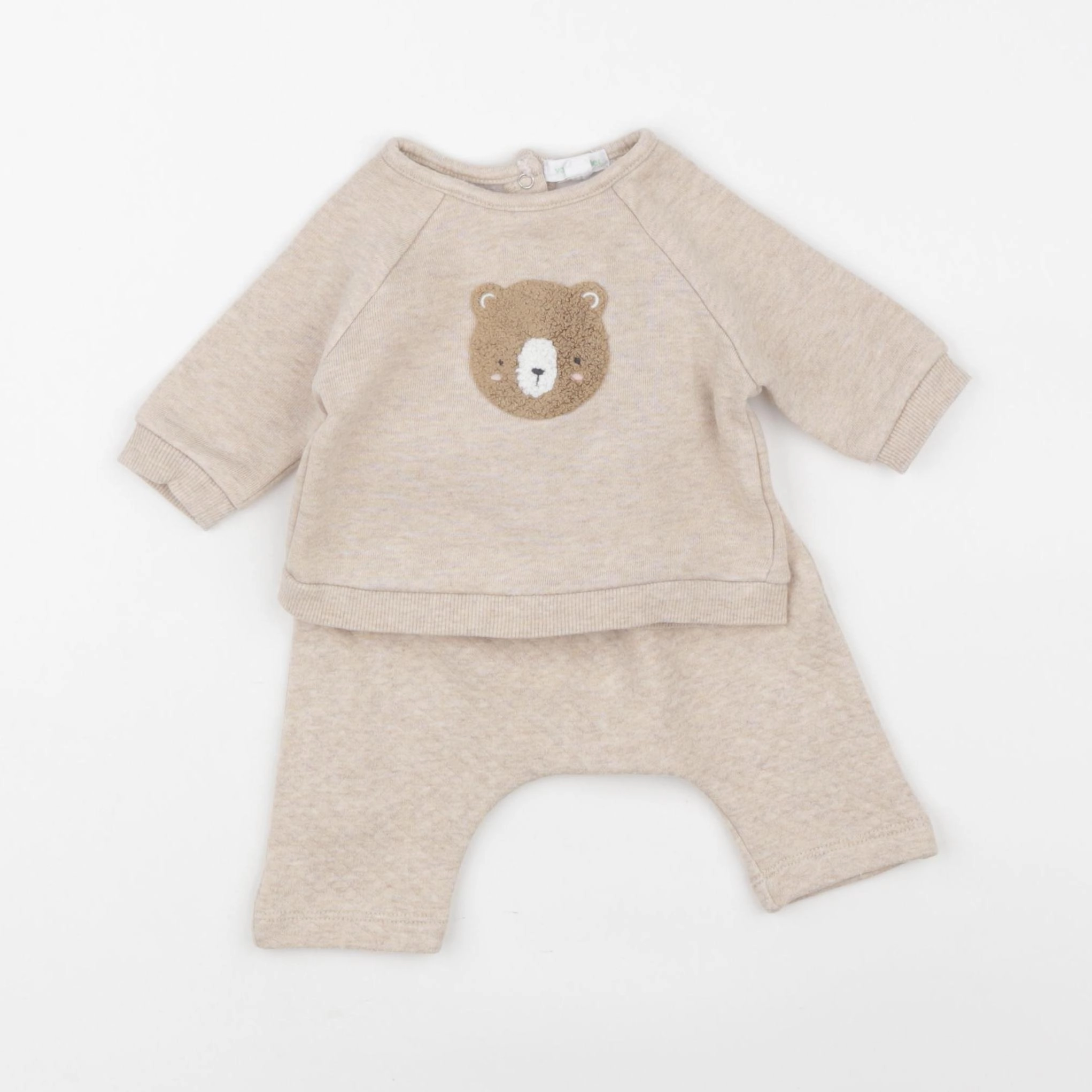Vertbaudet - ensemble marron - 1 mois