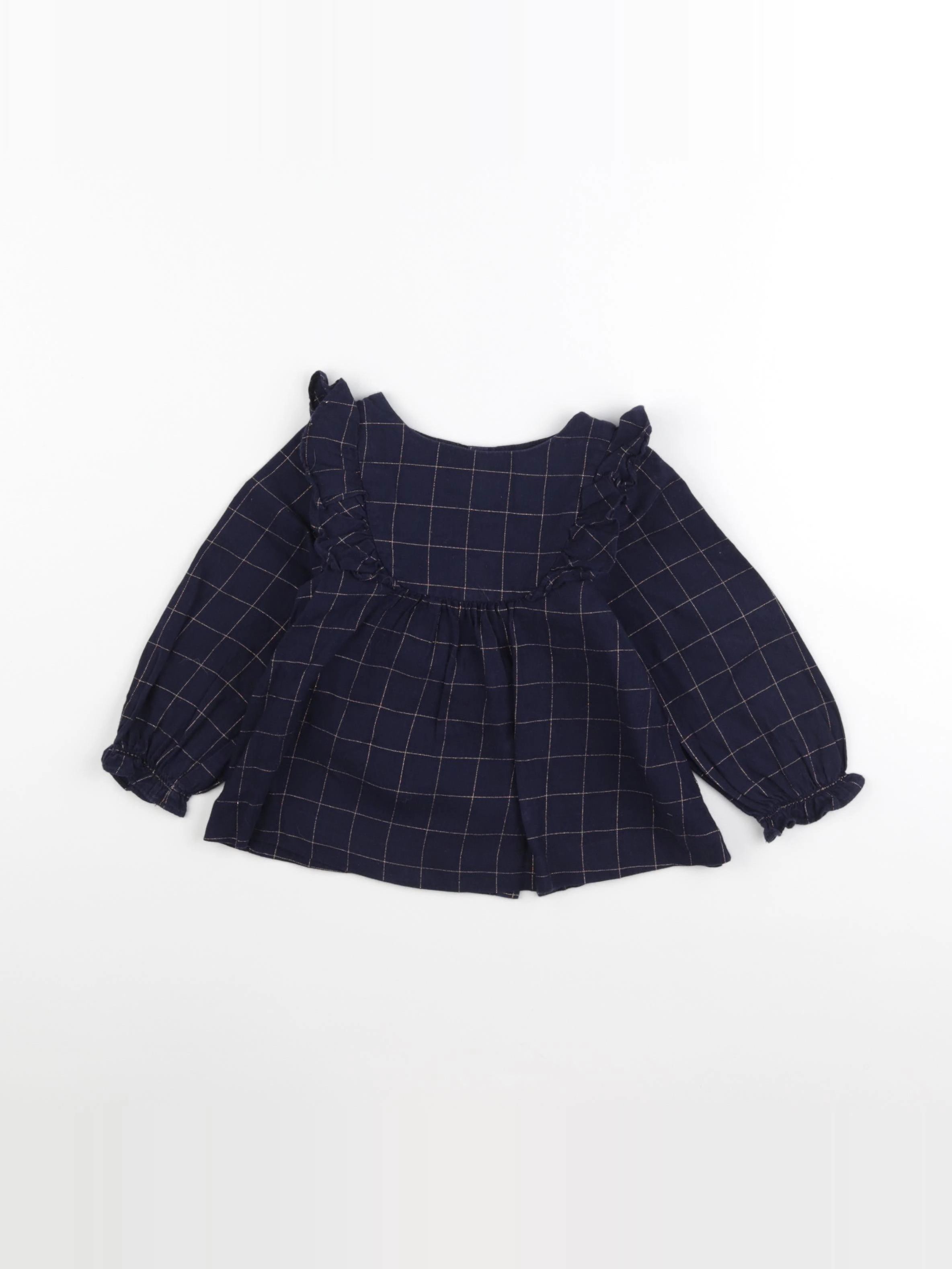 Jacadi - blouse bleu - 24 mois