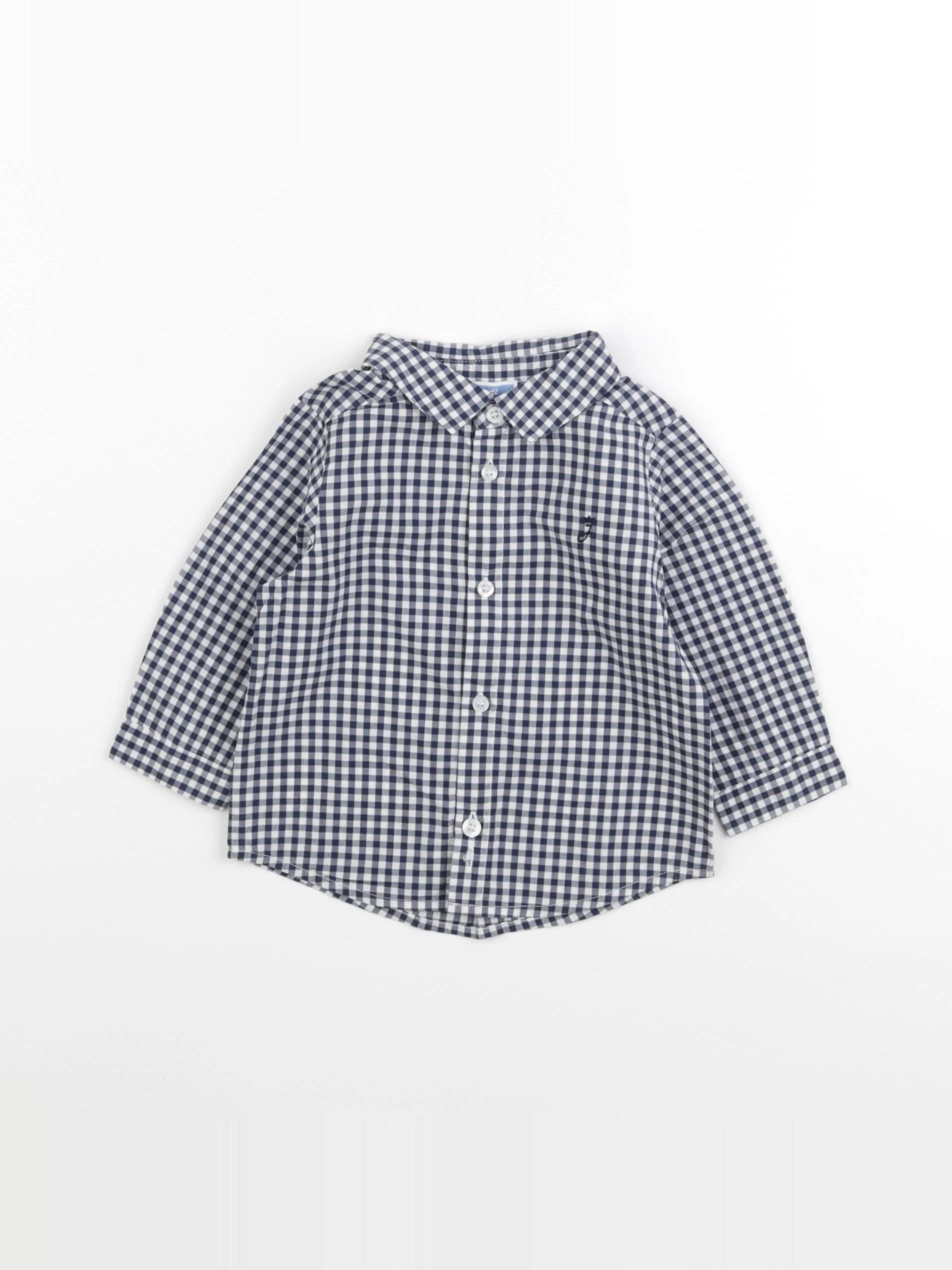 Jacadi - chemise bleu - 6 mois