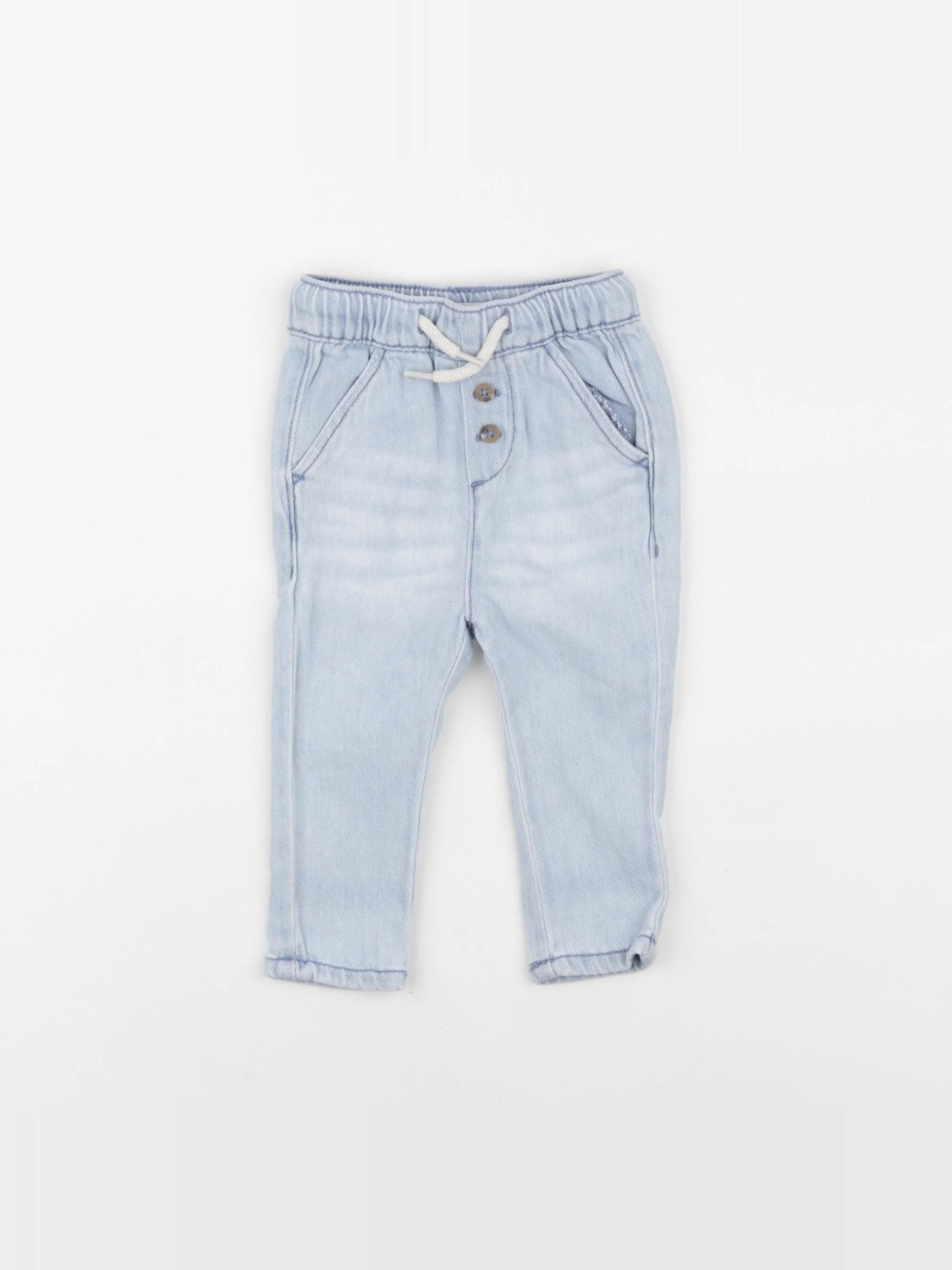 Vertbaudet - jean bleu - 3 mois