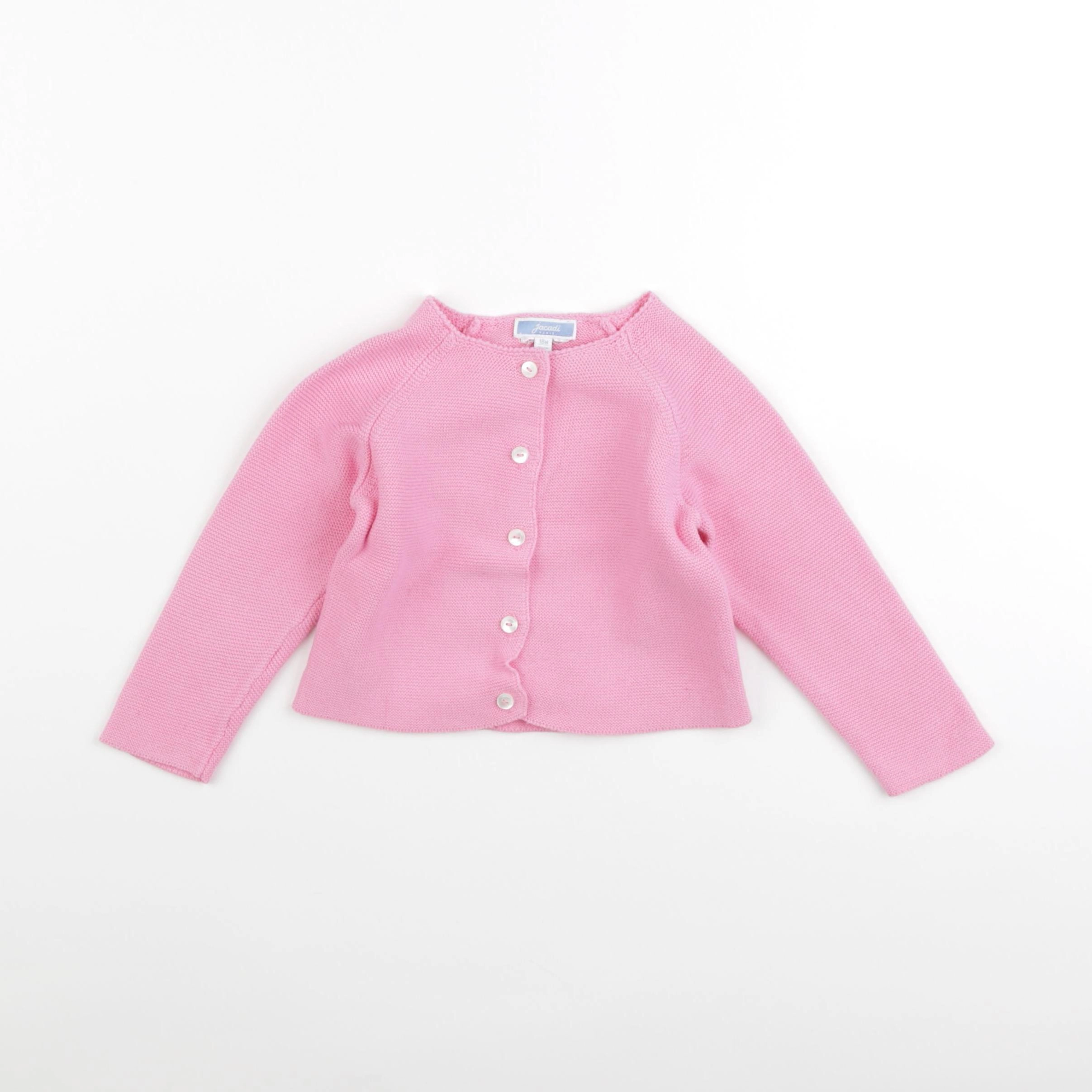 Jacadi - gilet rose - 18 mois