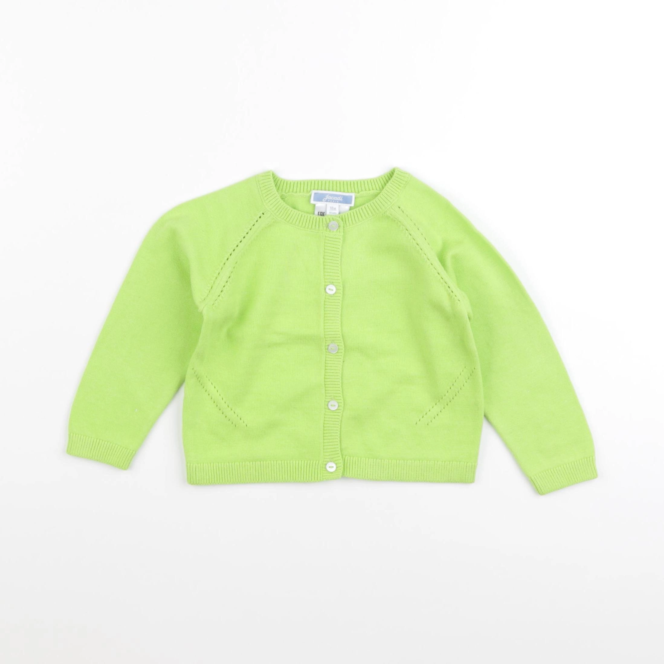 Jacadi - gilet vert - 18 mois