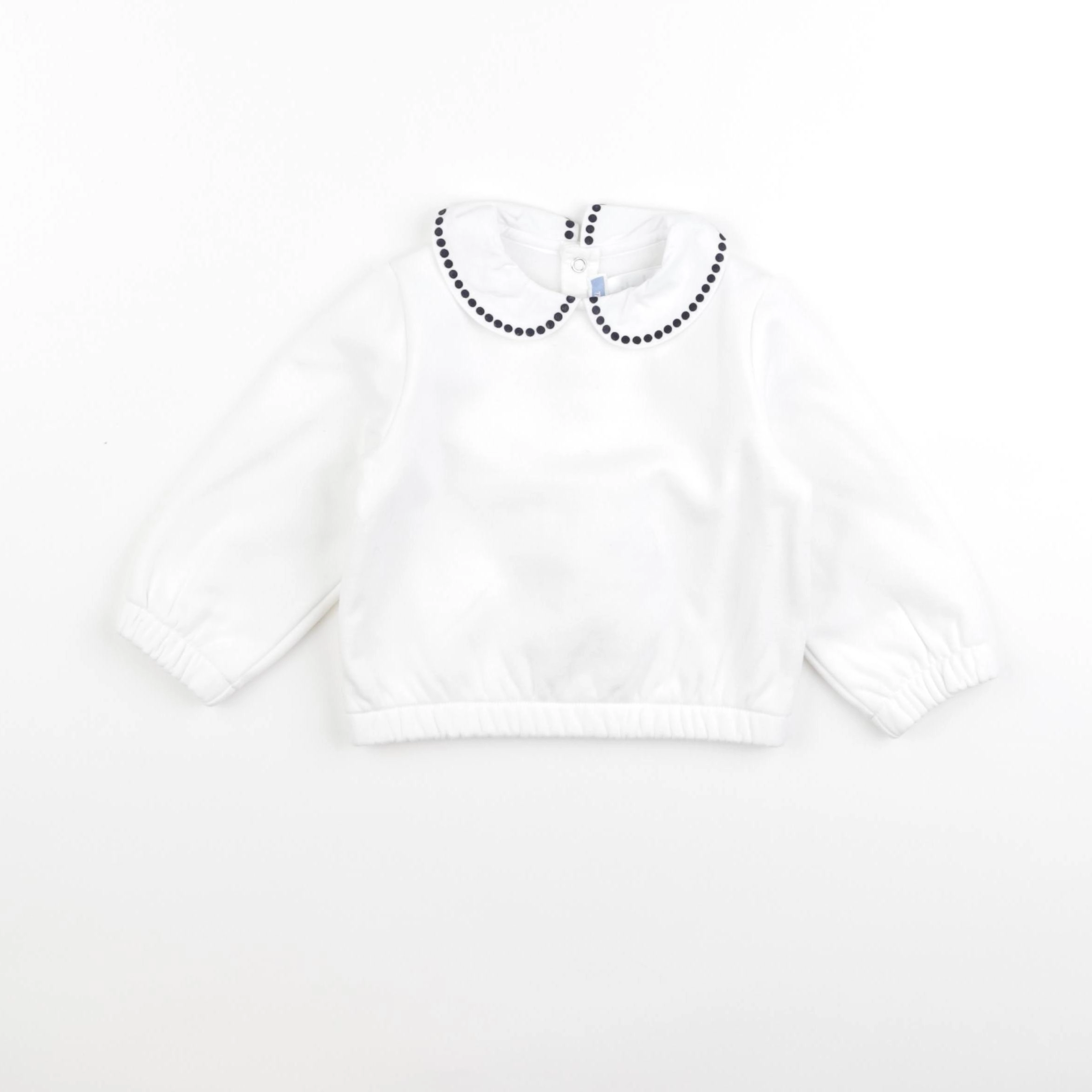 Jacadi - sweat blanc - 18 mois