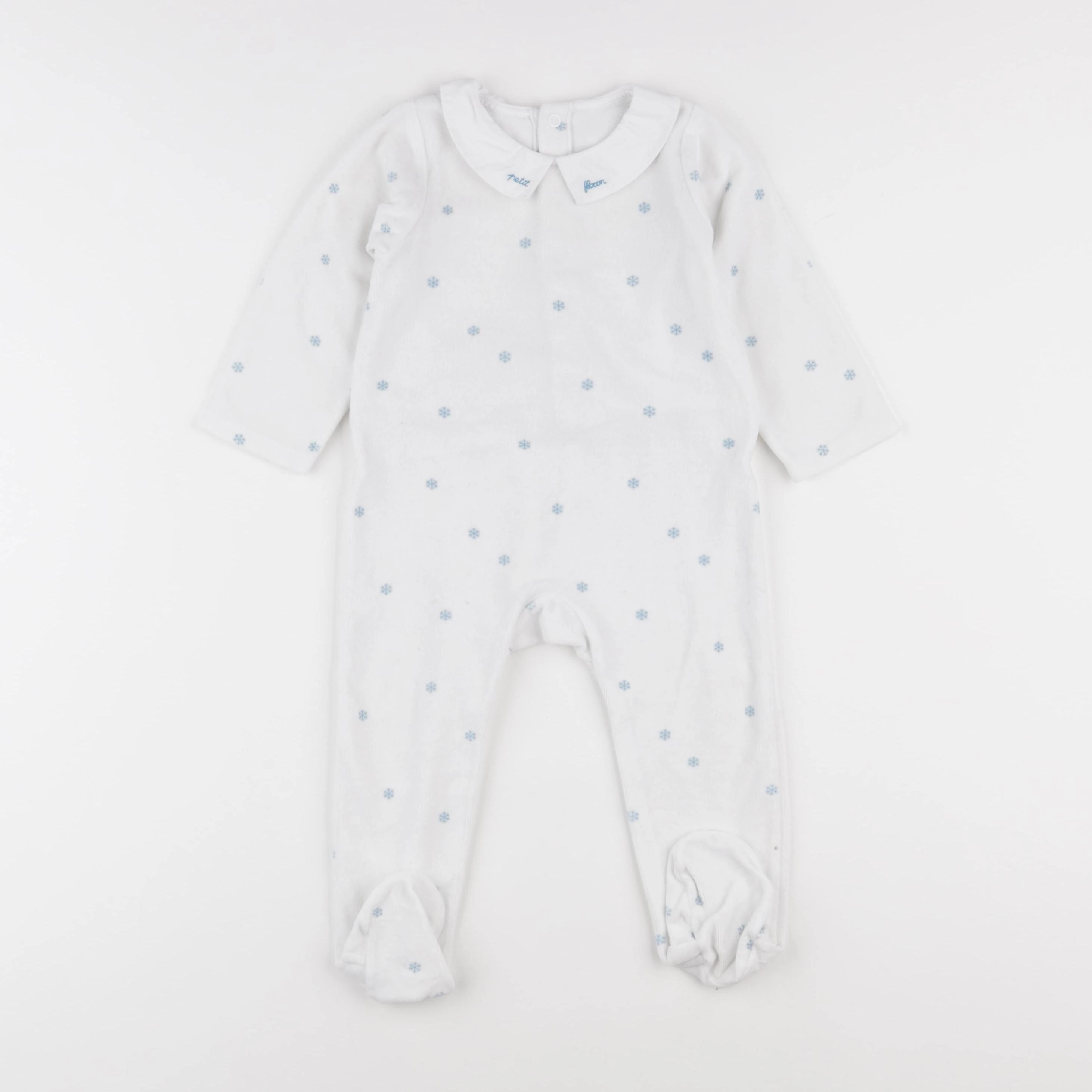 Jacadi - pyjama velours blanc - 18 mois