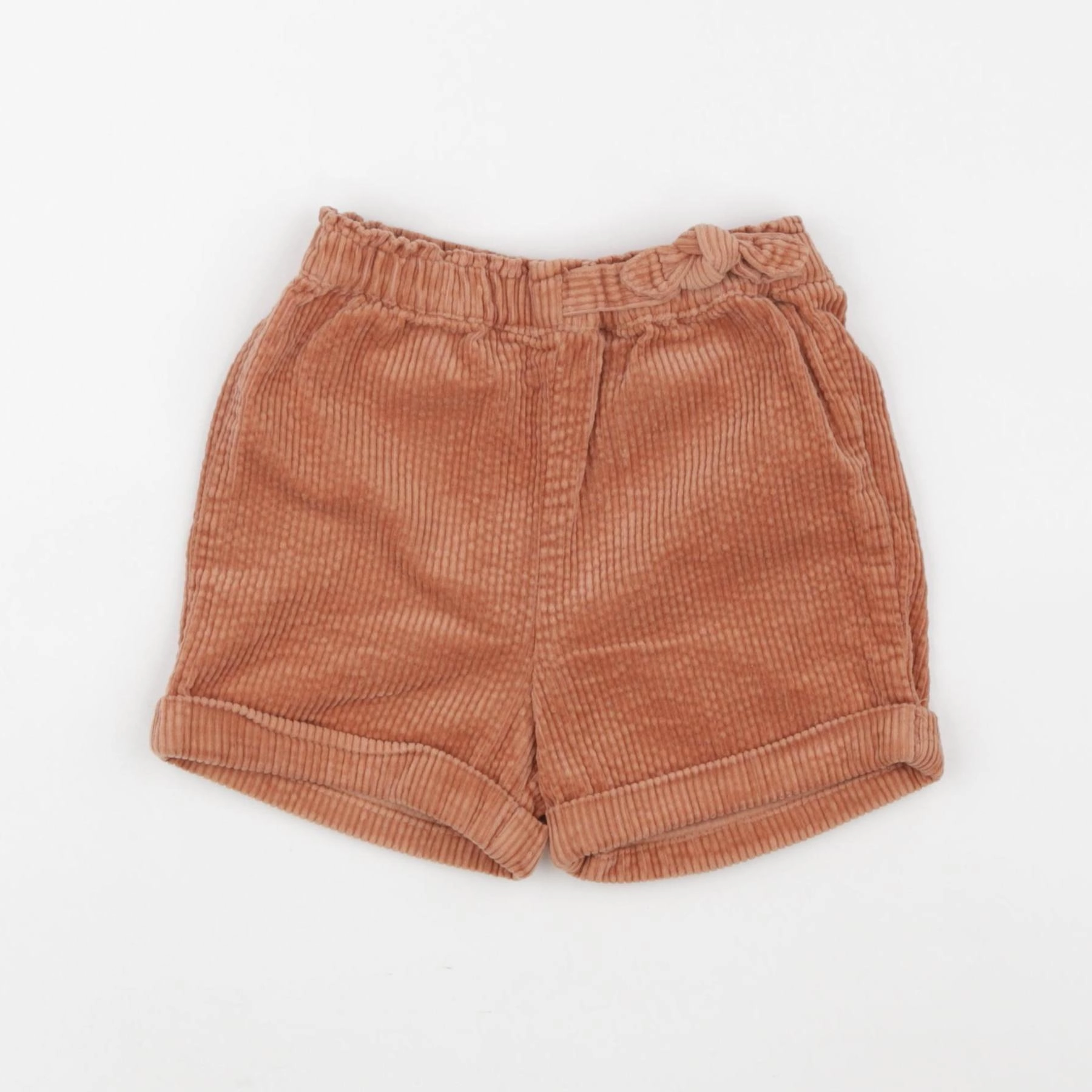 Vertbaudet - short marron - 24 mois