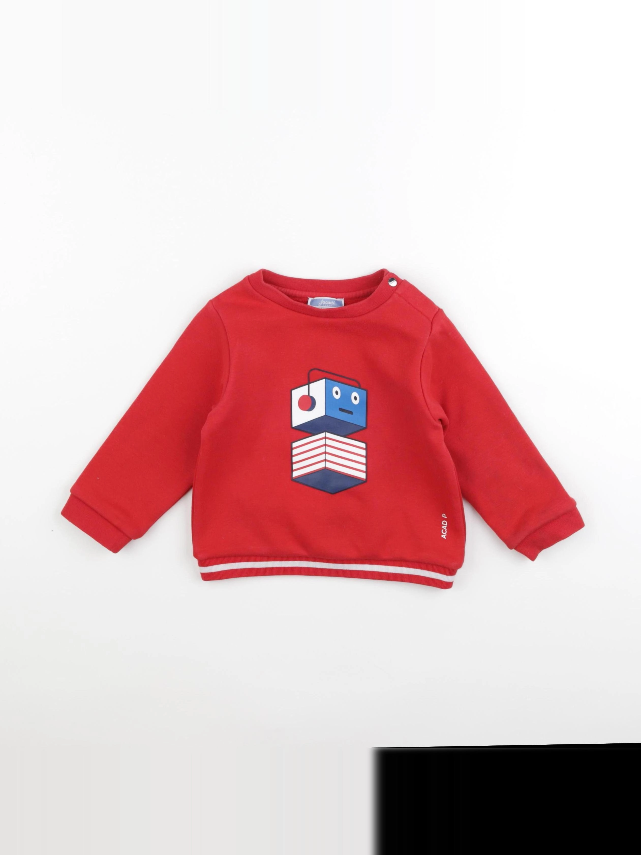 Jacadi - sweat rouge - 24 mois