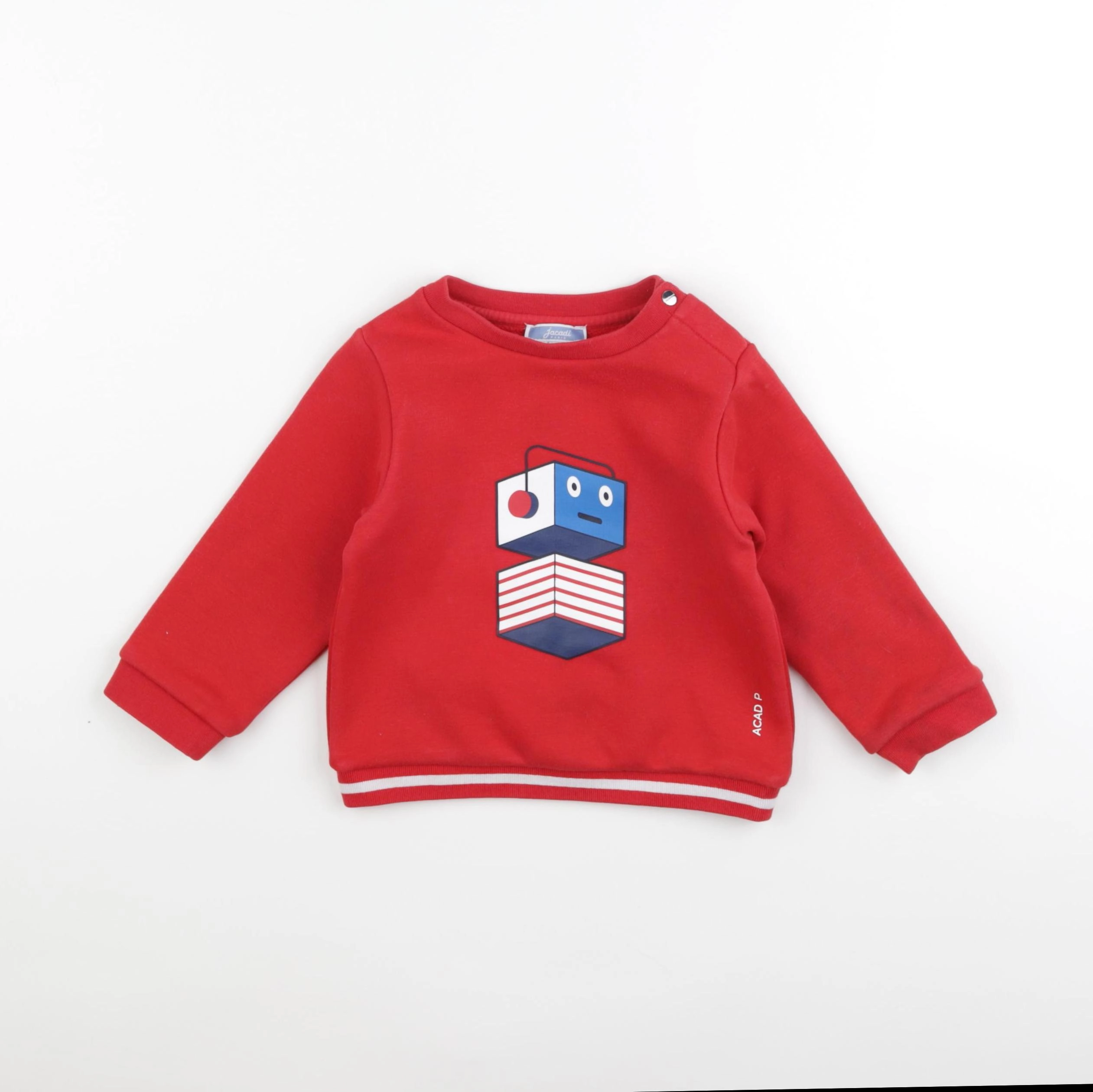 Jacadi - sweat rouge - 24 mois