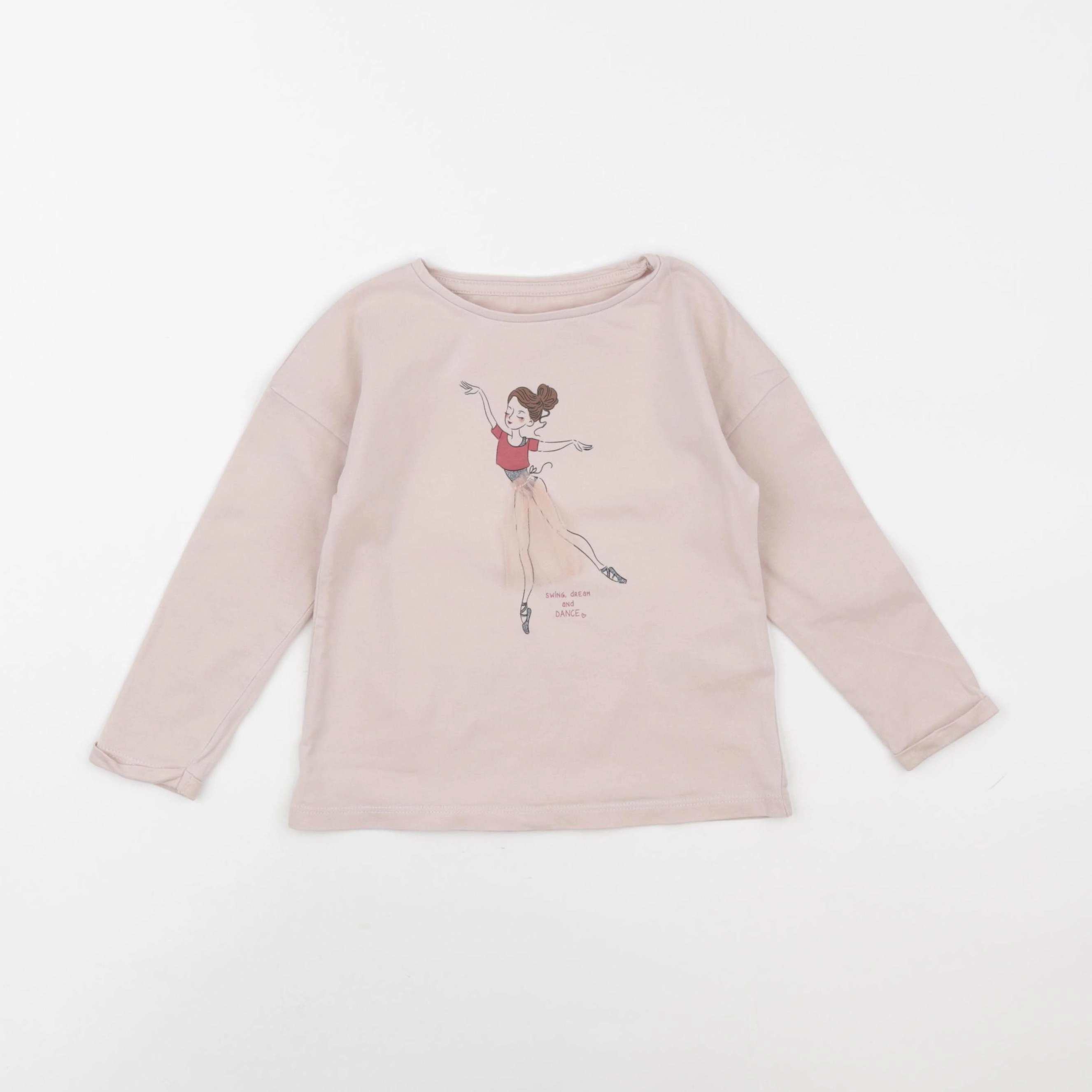 Vertbaudet - tee-shirt rose - 3 ans