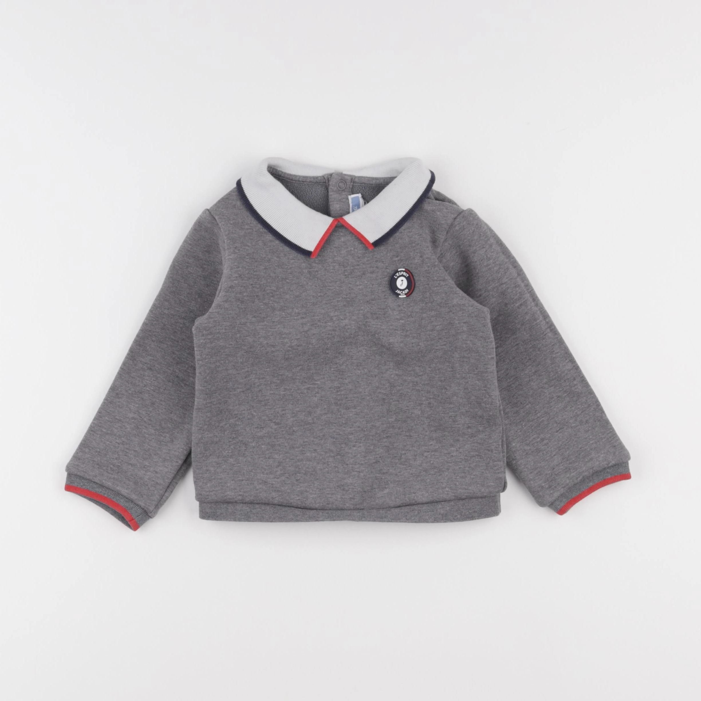Jacadi - sweat gris - 24 mois