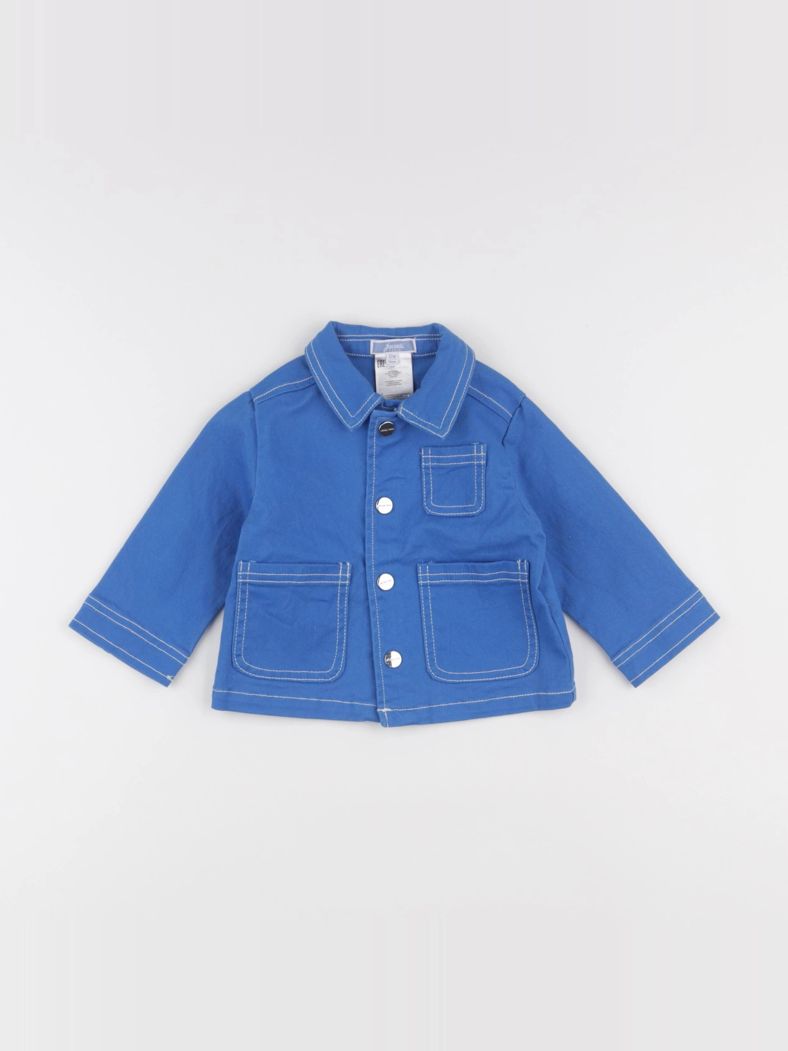 Jacadi - veste bleu - 12 mois
