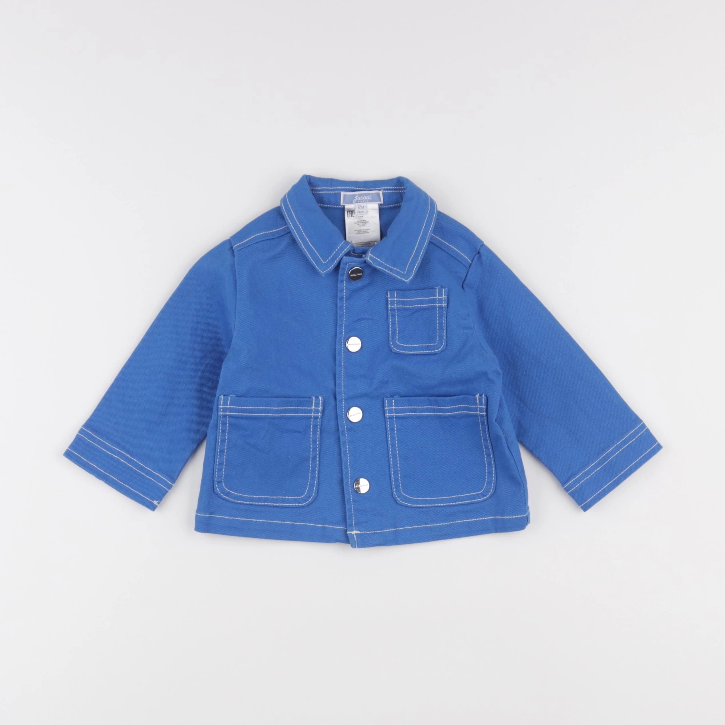 Jacadi - veste bleu - 12 mois